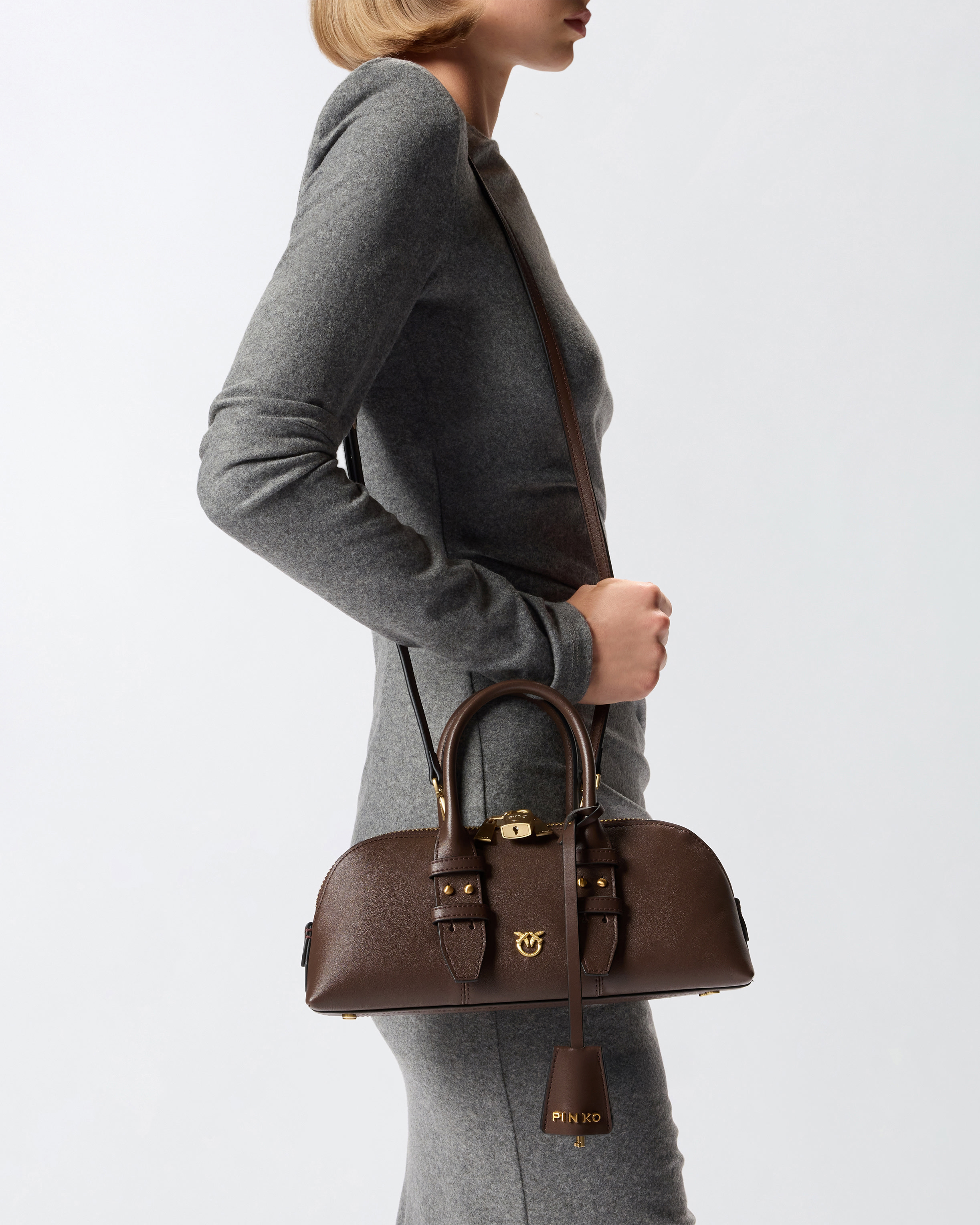Pinko Bowling Bag Baguette Vitello Morbido