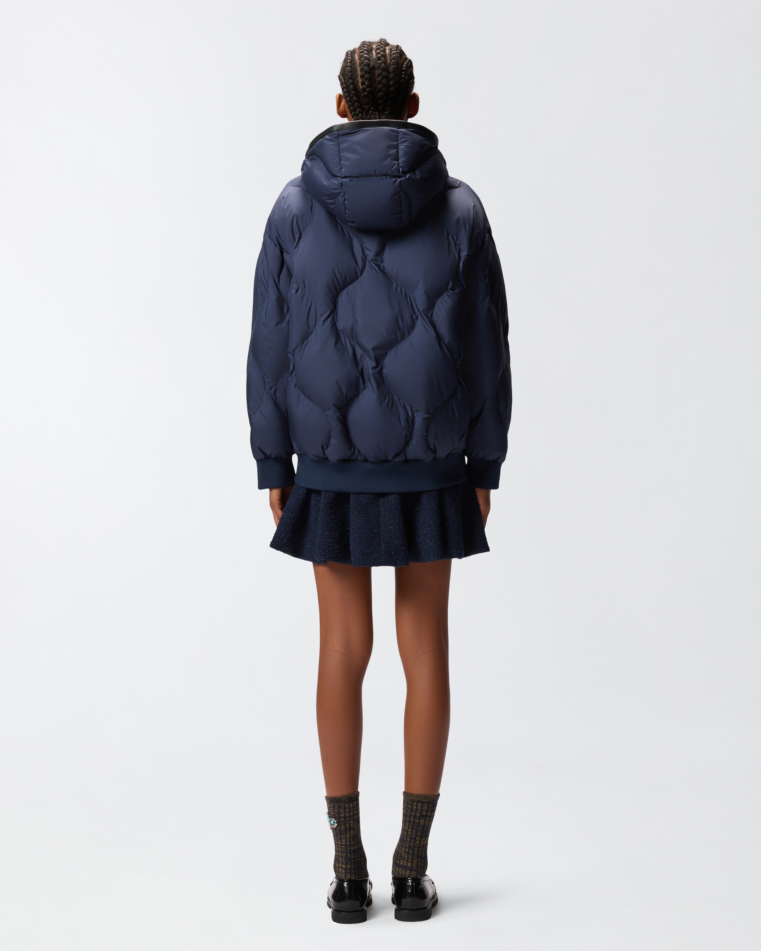 连帽衬垫飞行夹克 2