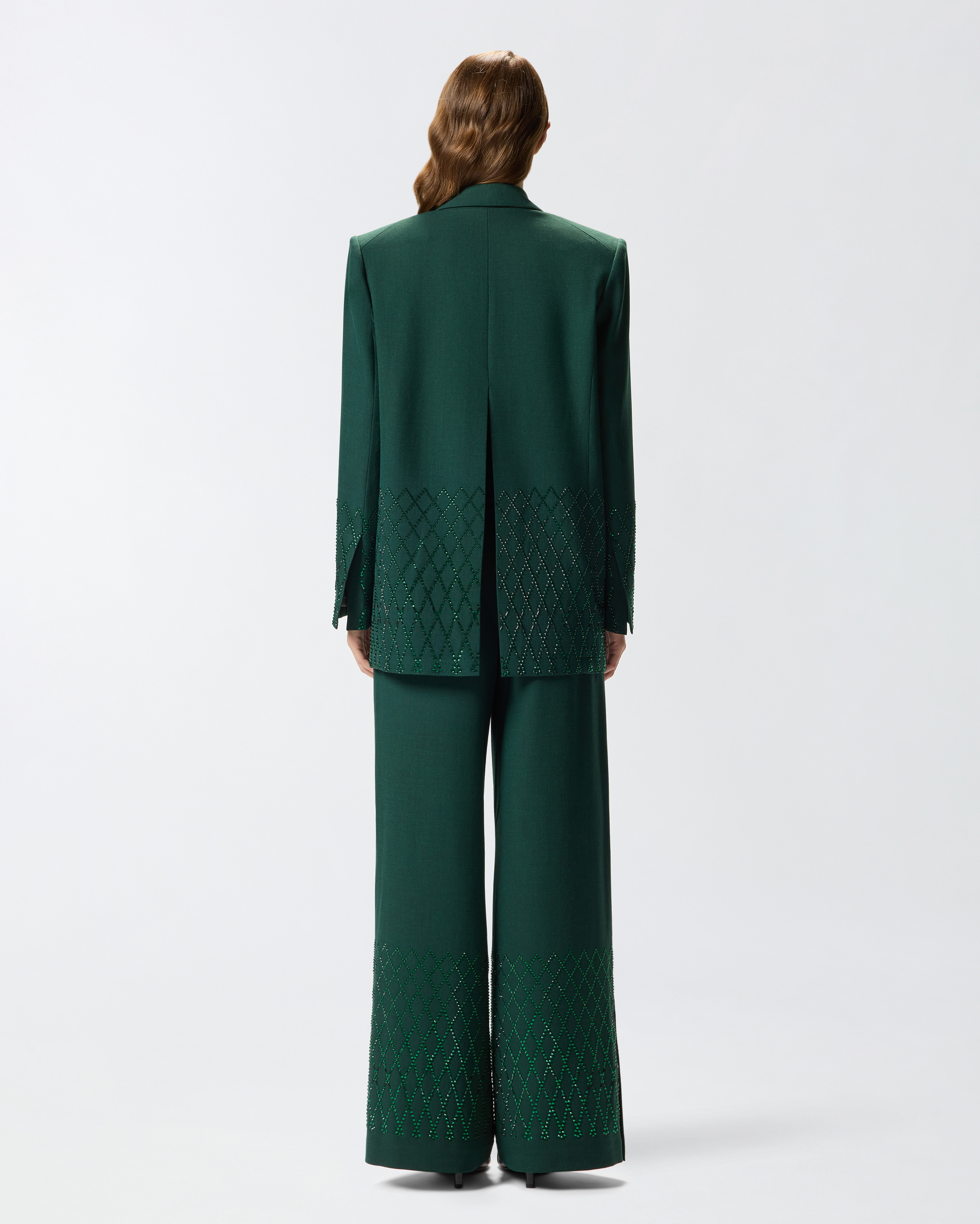 Blazer holgado con pedrería 2