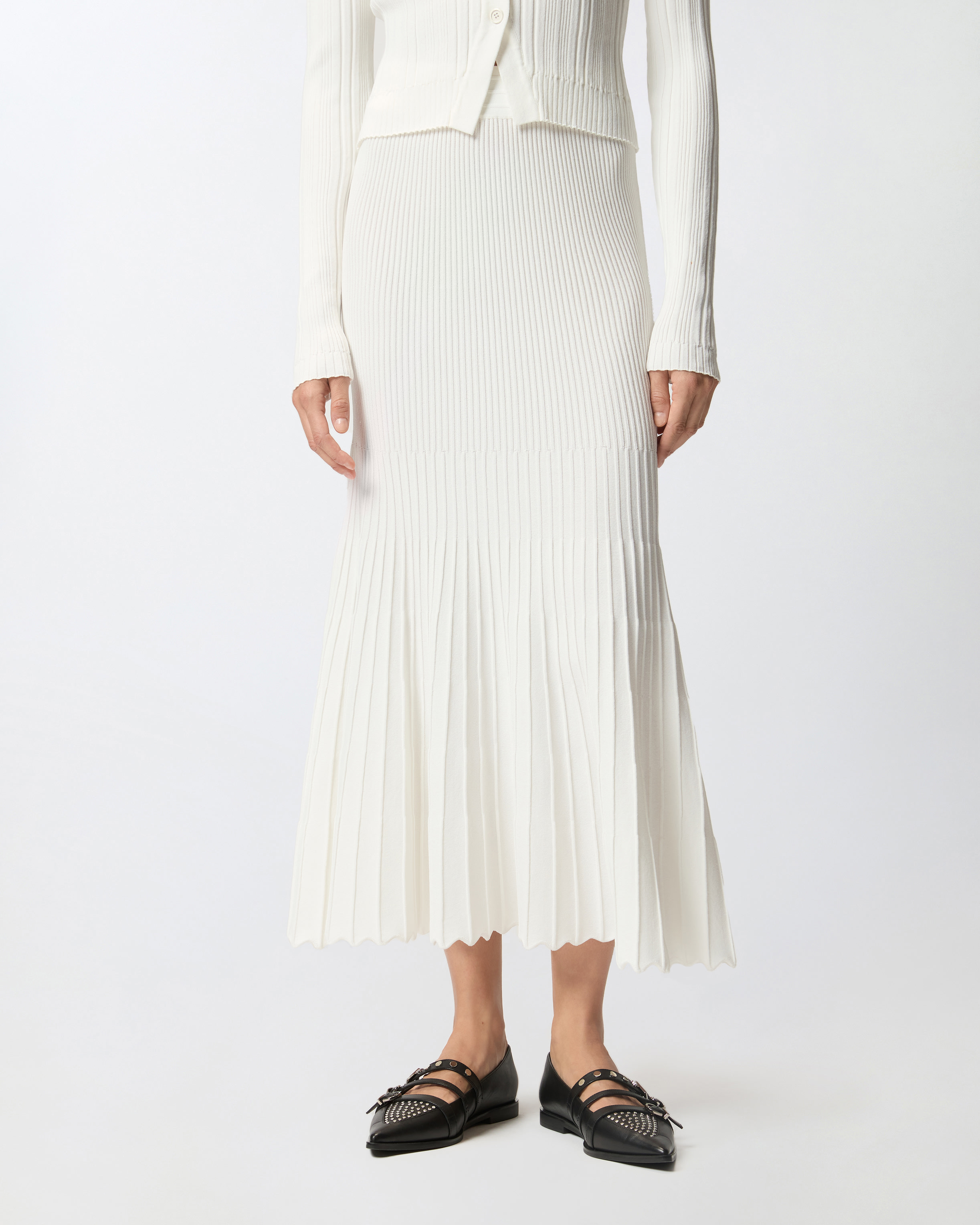 Gonna midi plissettata 1