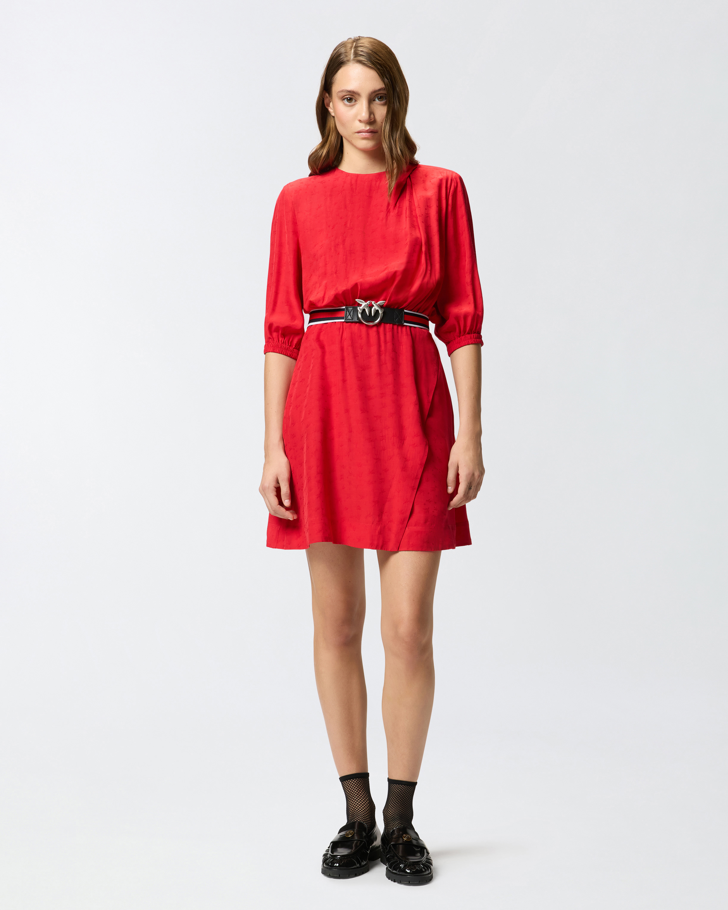 提花粘胶连衣裙 1