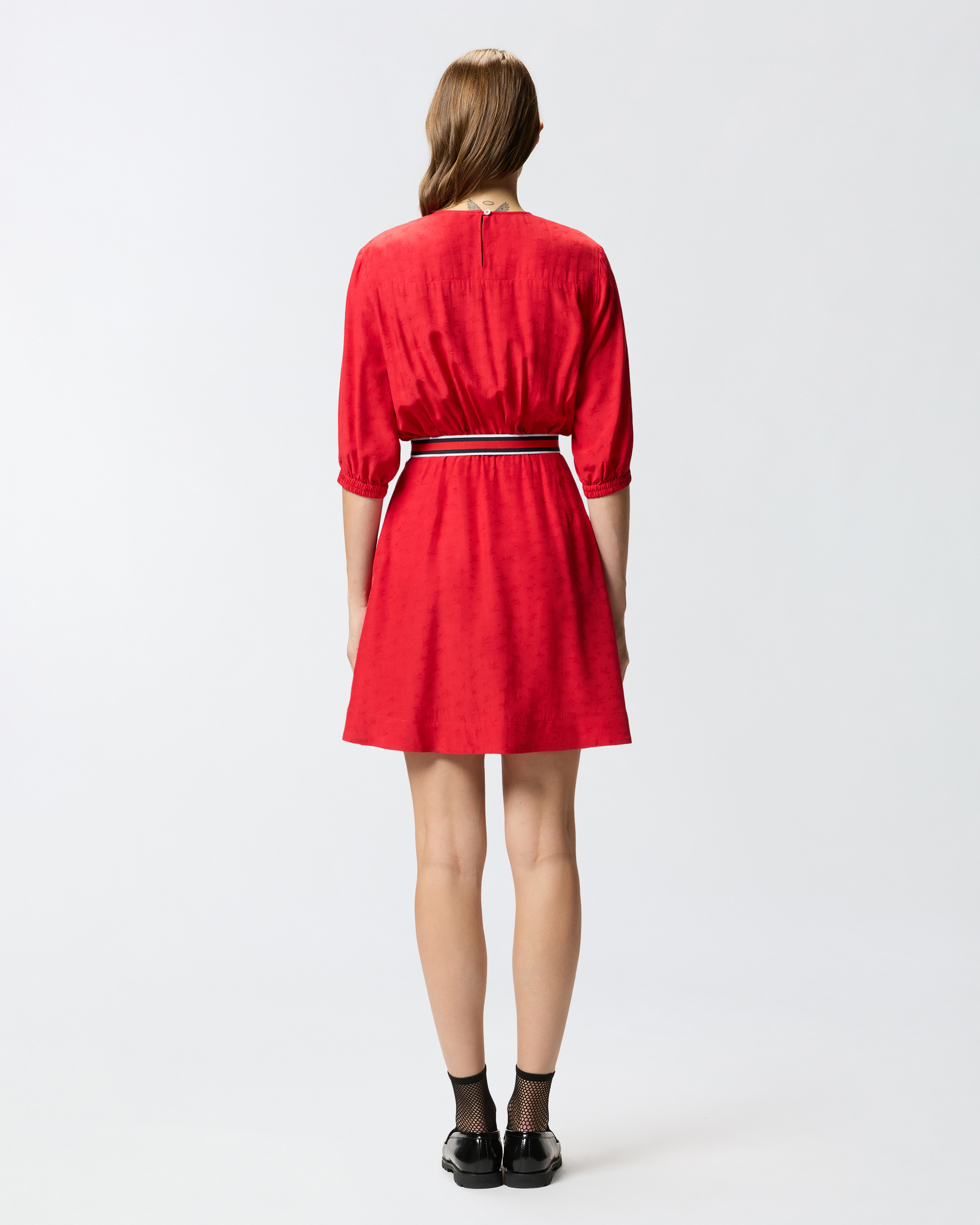 提花粘胶连衣裙 2