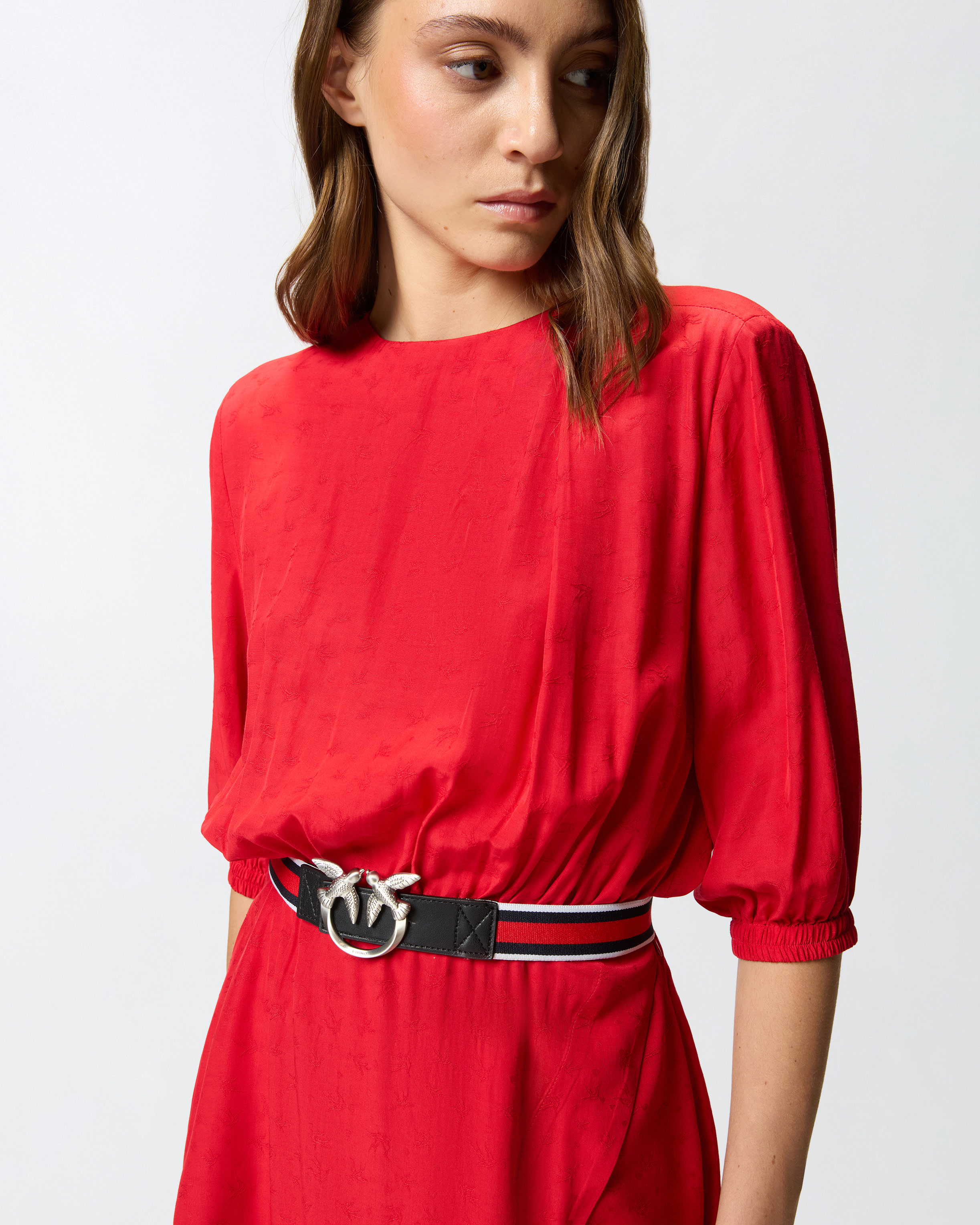 提花粘胶连衣裙 3