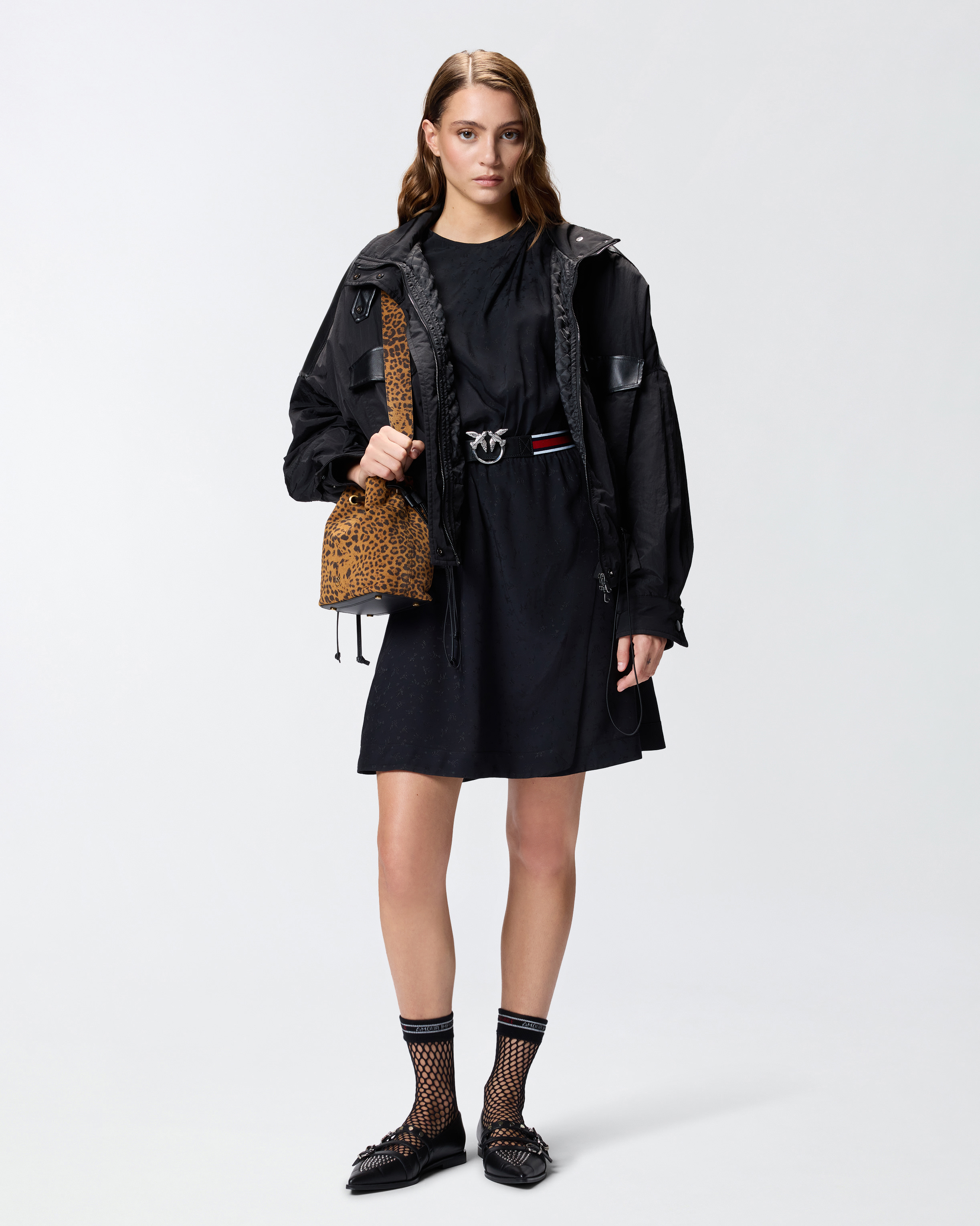 提花粘胶连衣裙 1