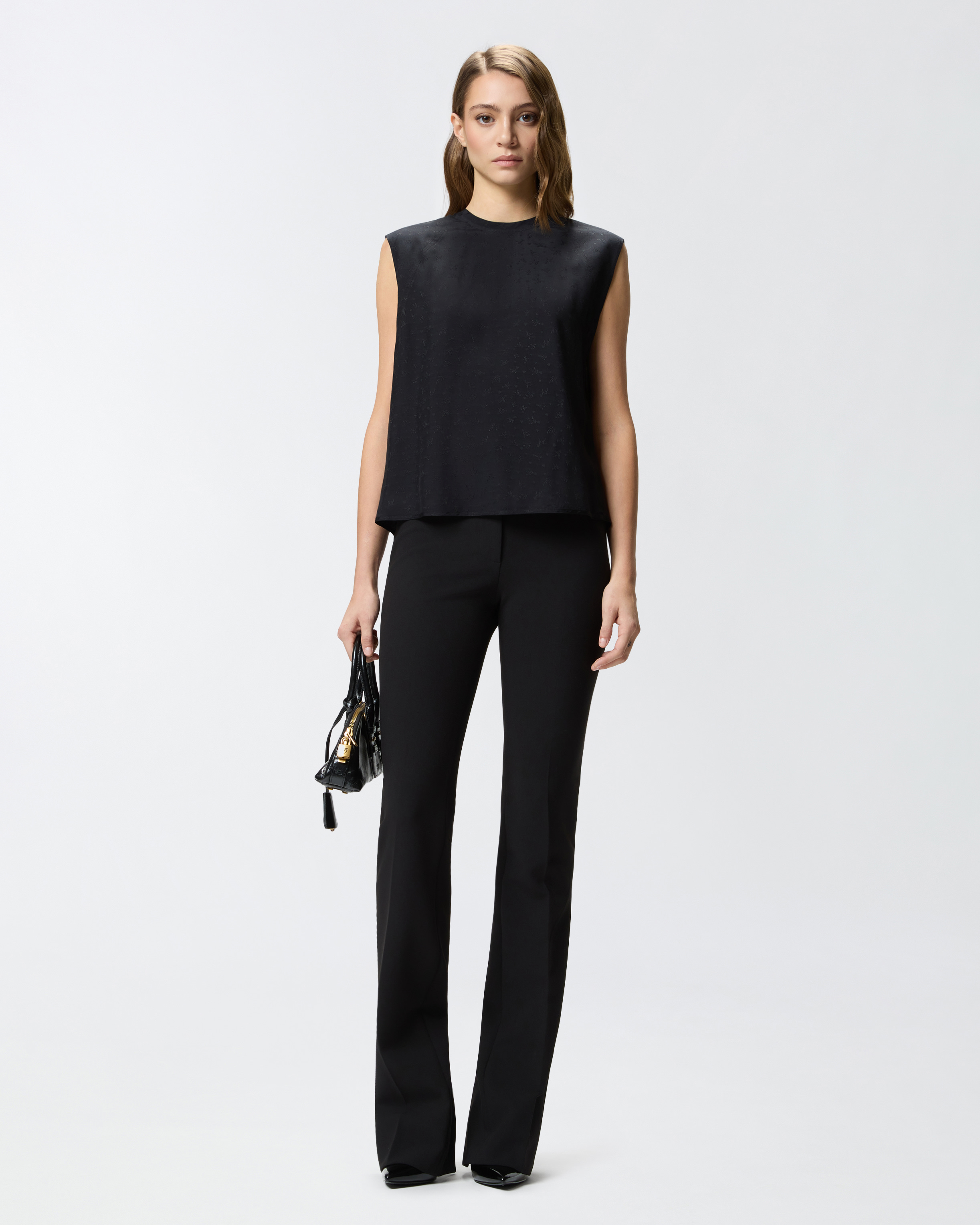 Top aus Jacquard-Viskose 1