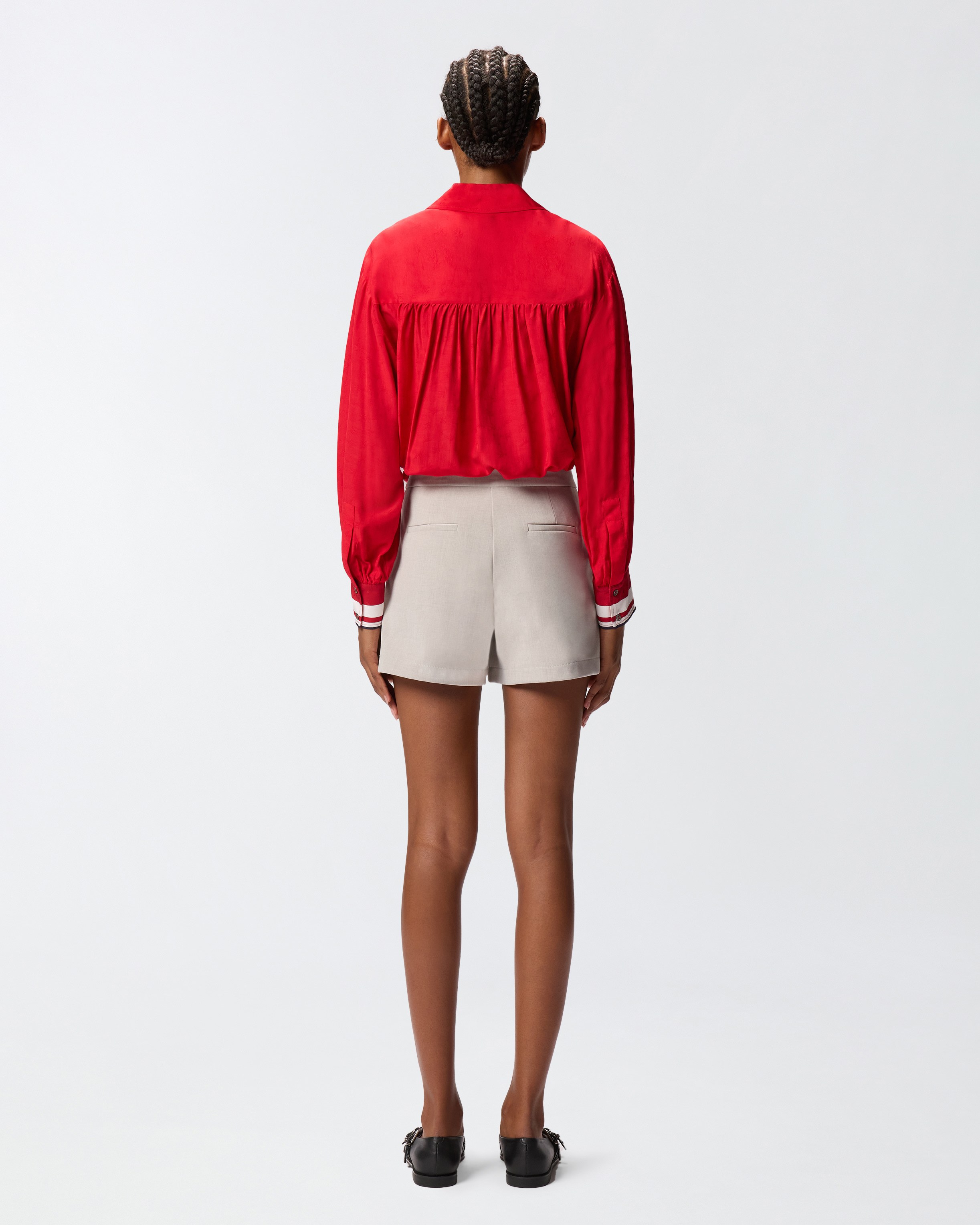 Chemise classique en jacquard de viscose 2