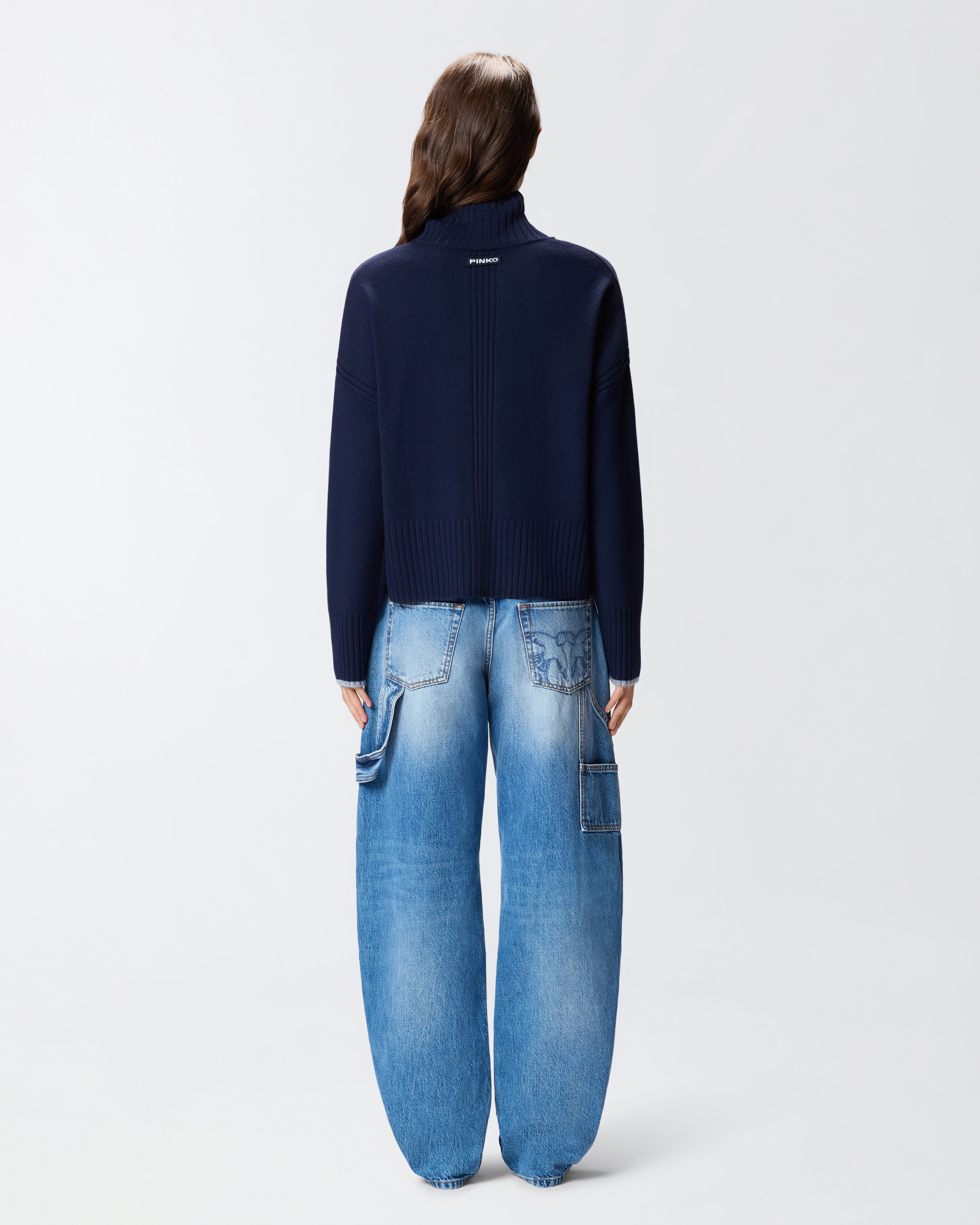 Knit polo-neck sweater 2