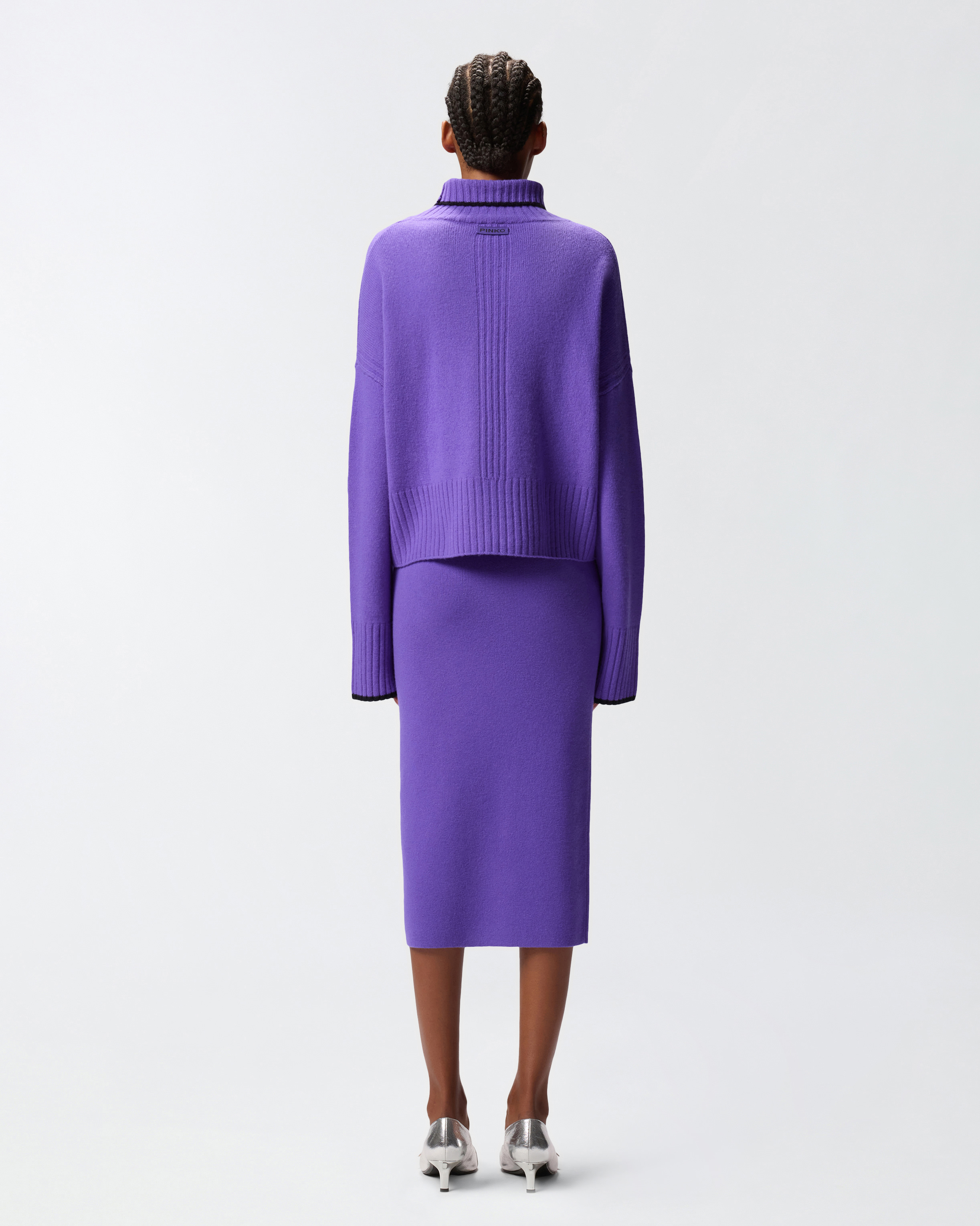 Knit polo-neck sweater 2