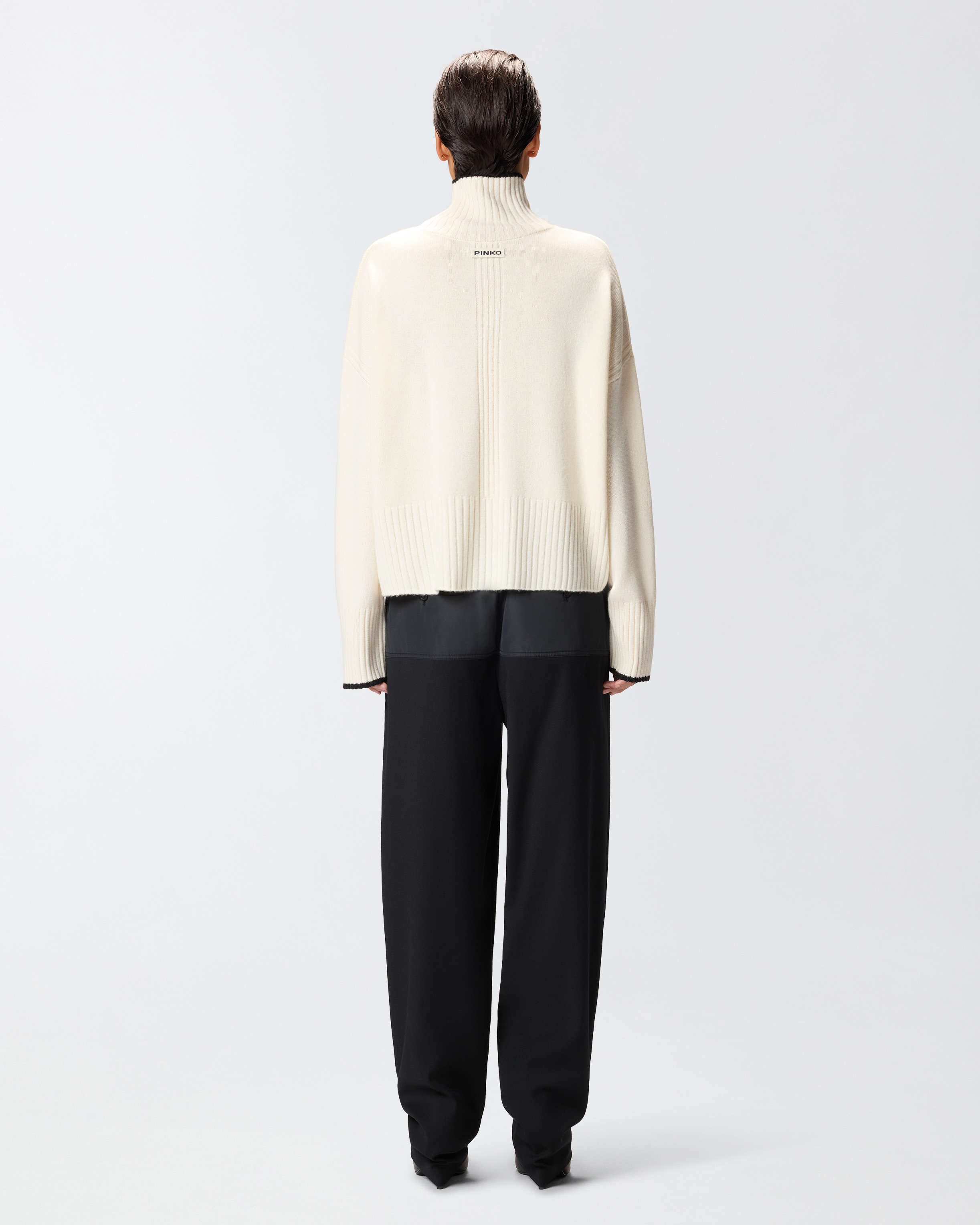 Knit polo-neck sweater 2