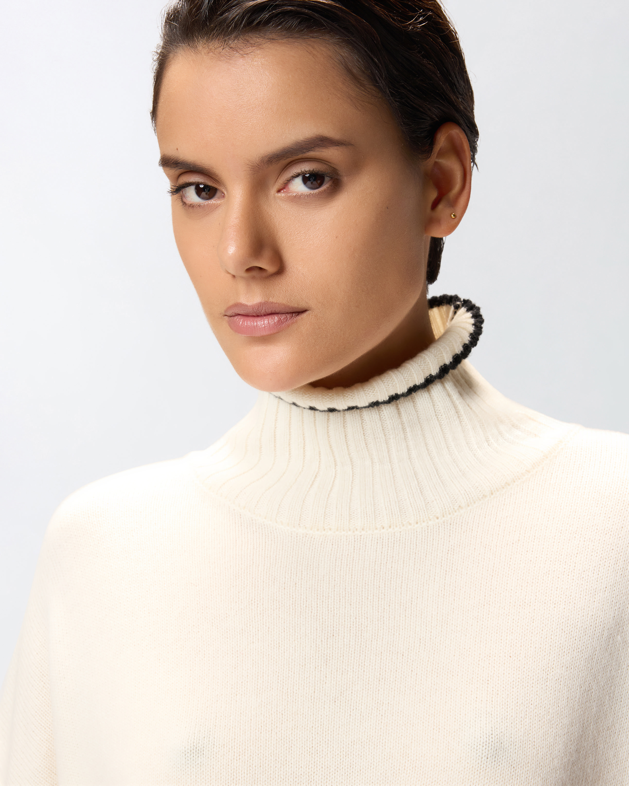 Knit polo-neck sweater 3