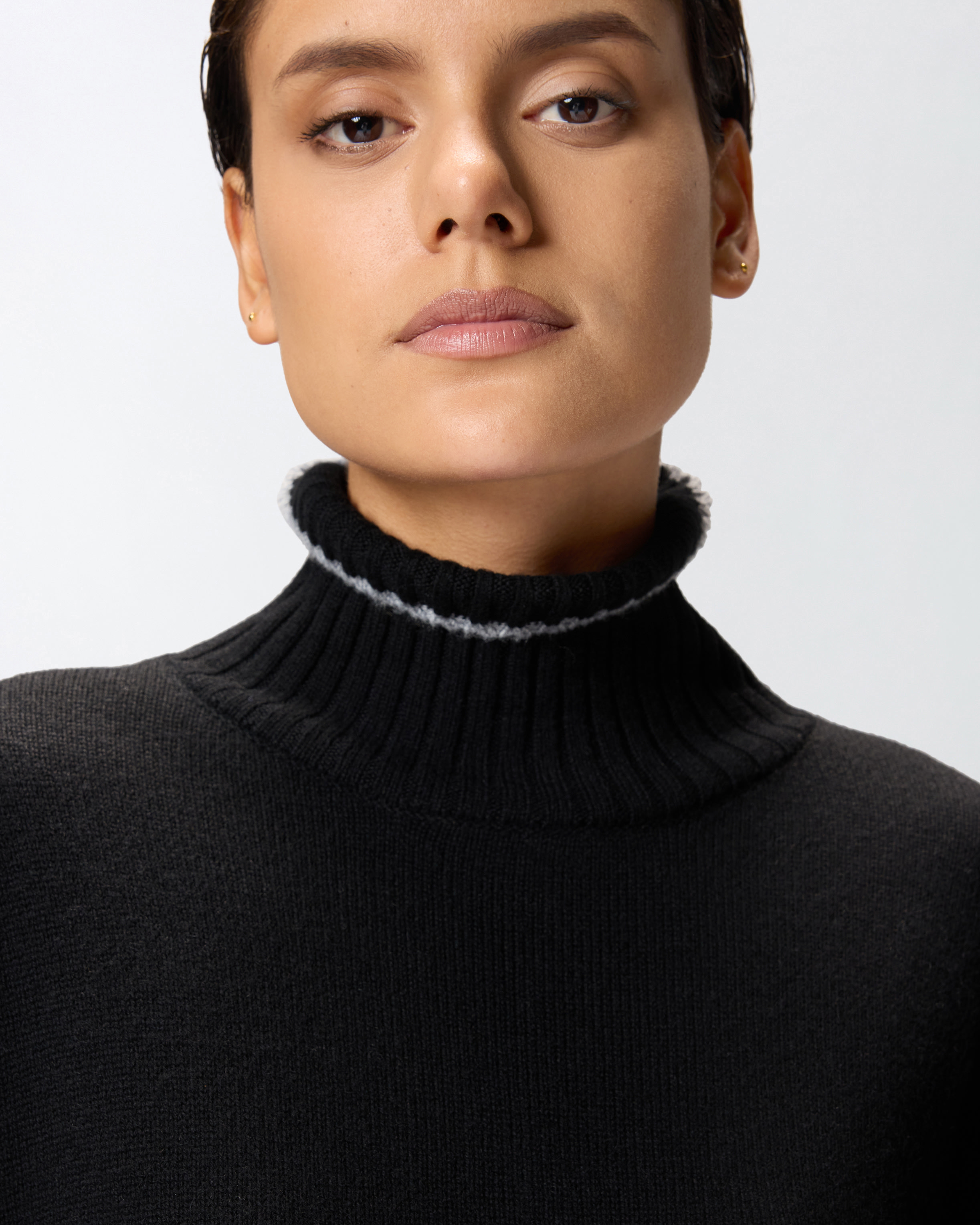Knit polo-neck sweater 3
