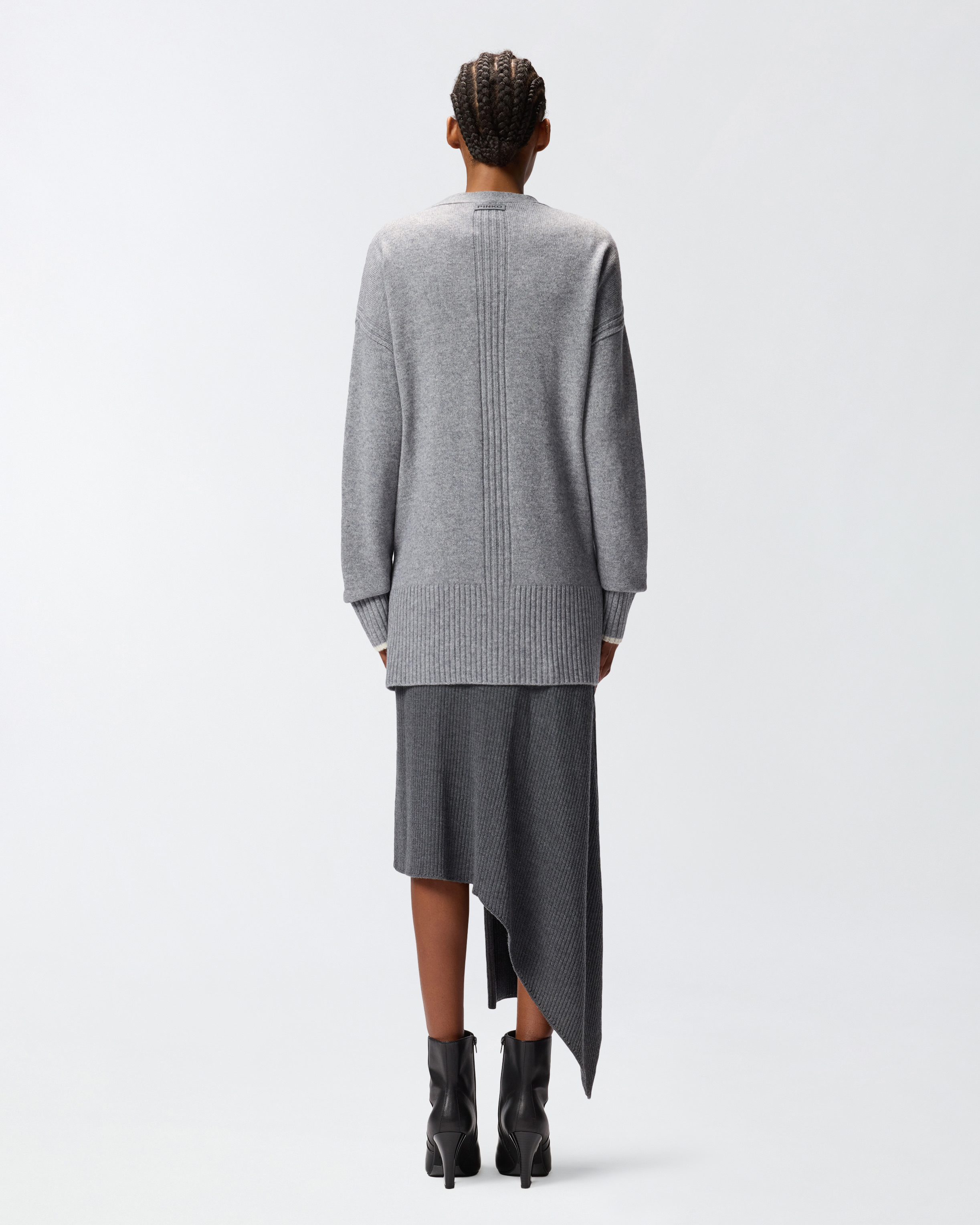 Cardigan lungo con scollo a V 2