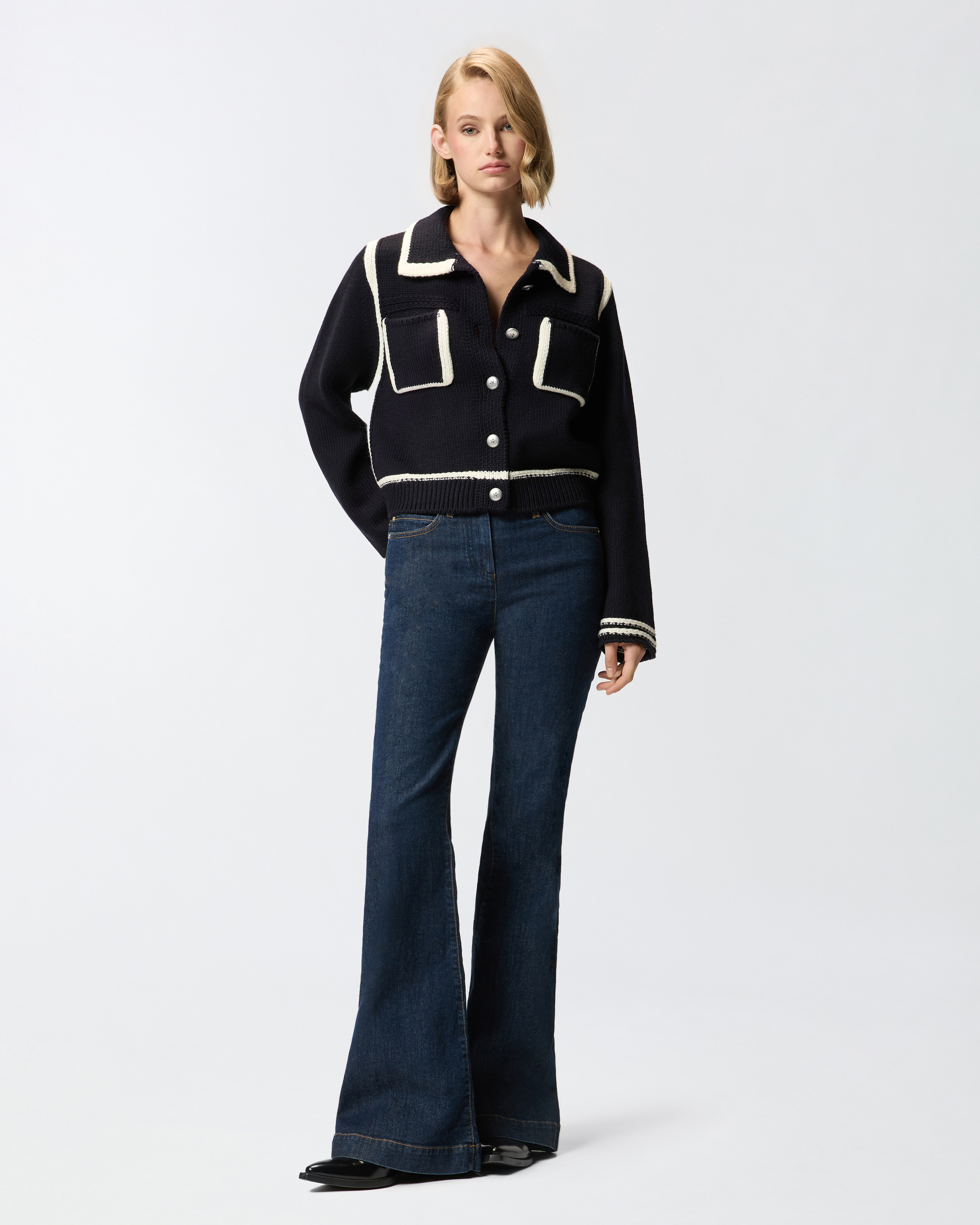 Cardigan stile preppy 1