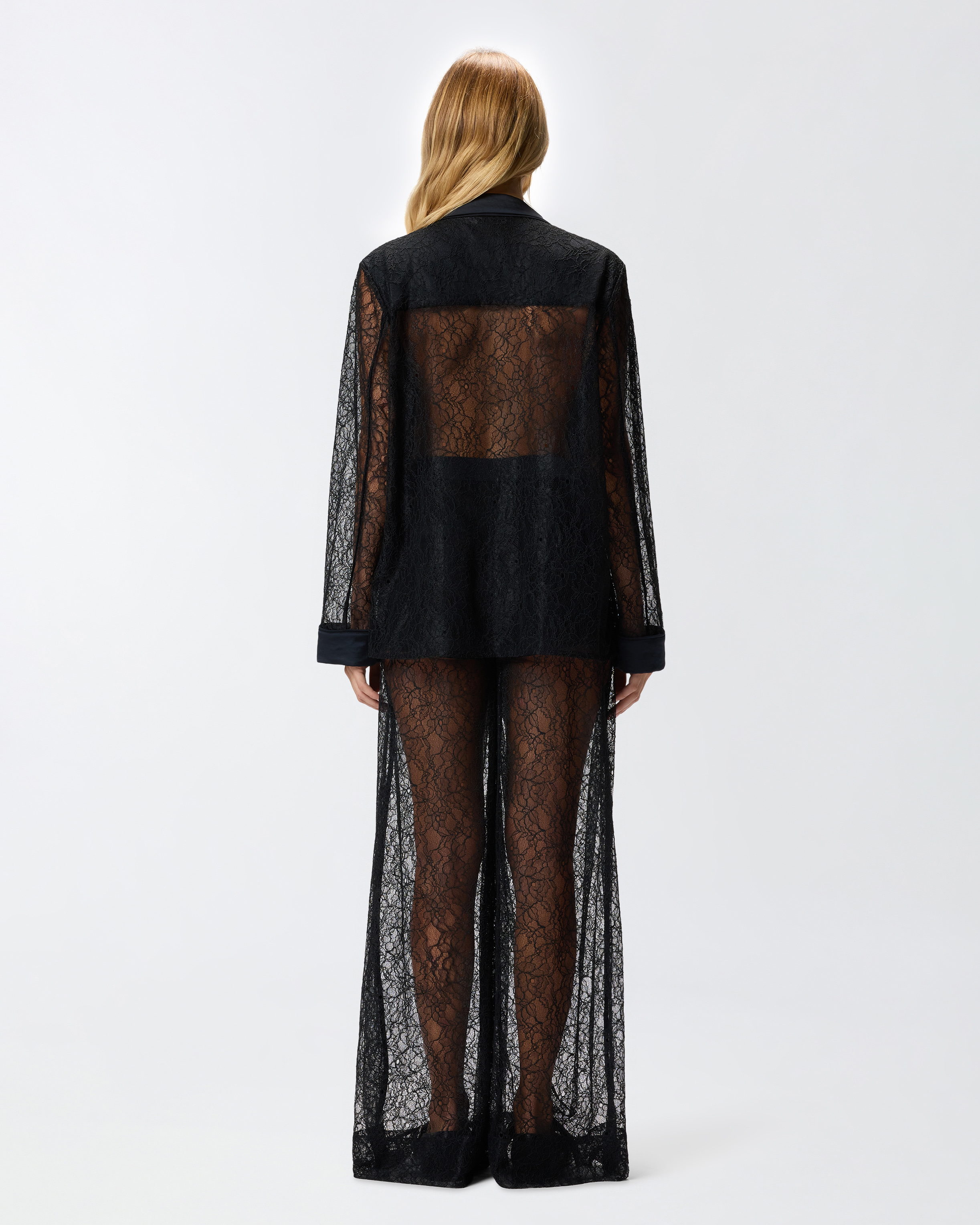 Giacca in pizzo e satin 2