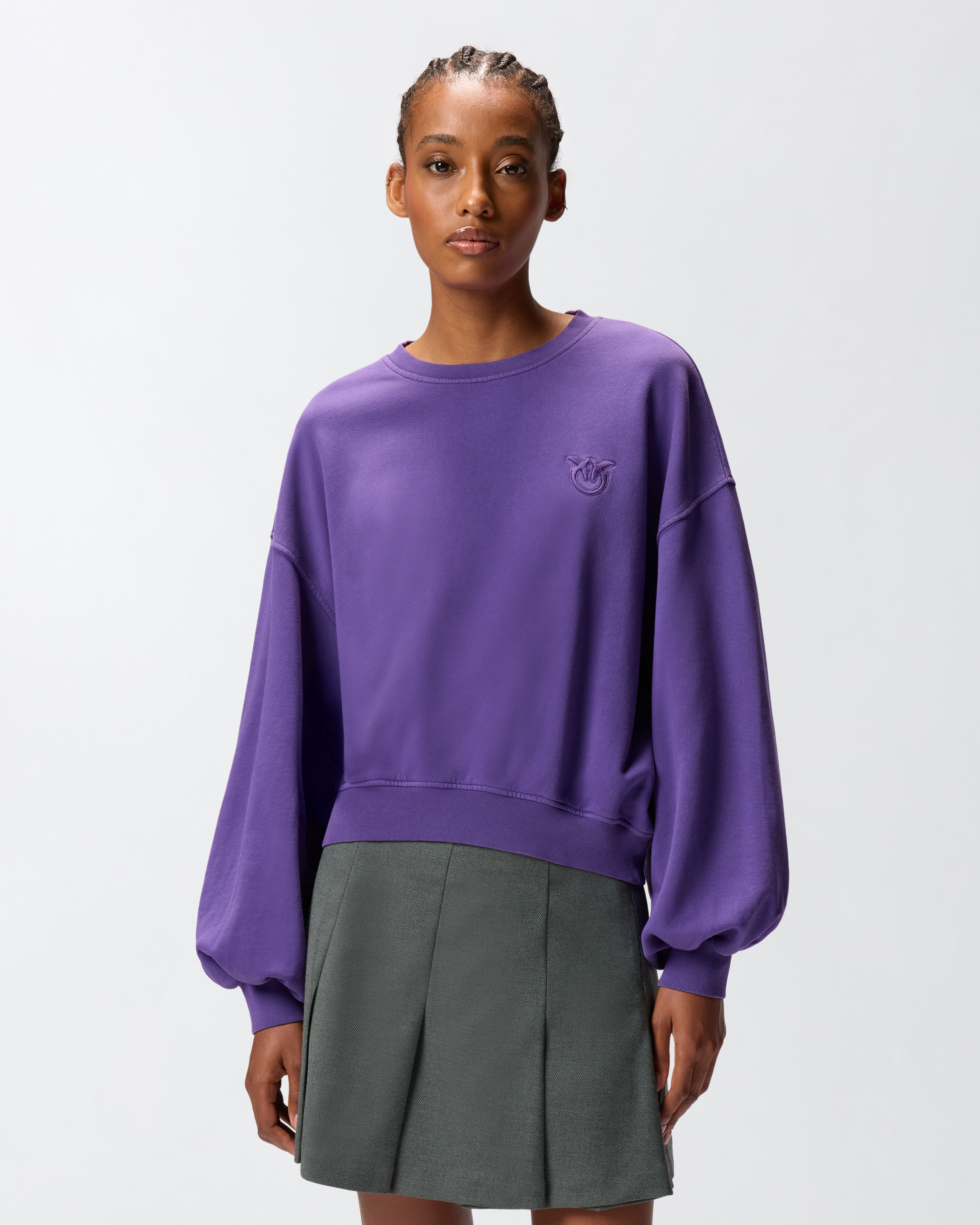 Sweat-shirt à broderie Love Birds 0