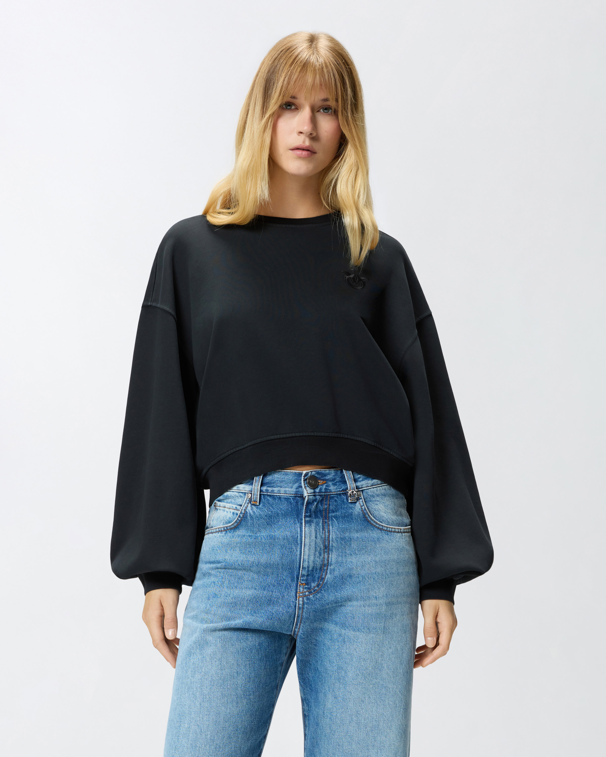 Sweat-shirt à broderie Love Birds 0