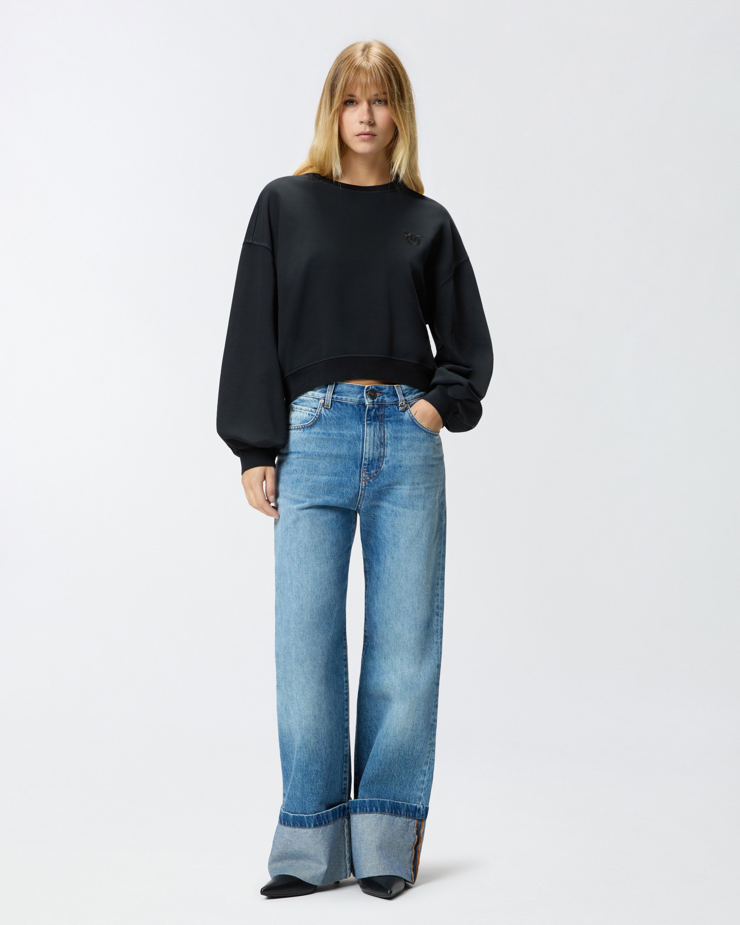 Sweat-shirt à broderie Love Birds 1