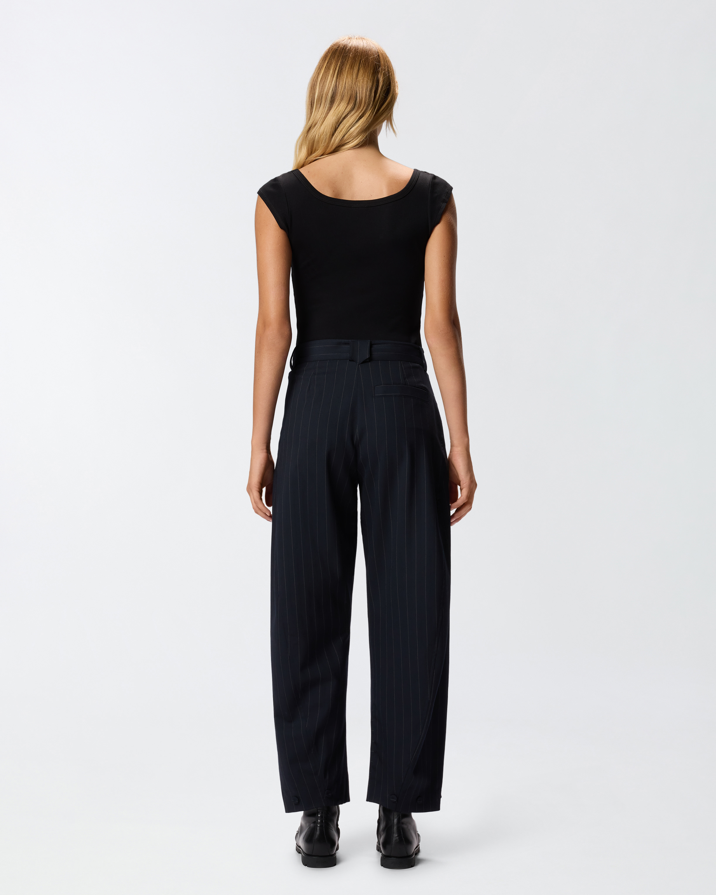 Top côtelé à logo Love Birds 2