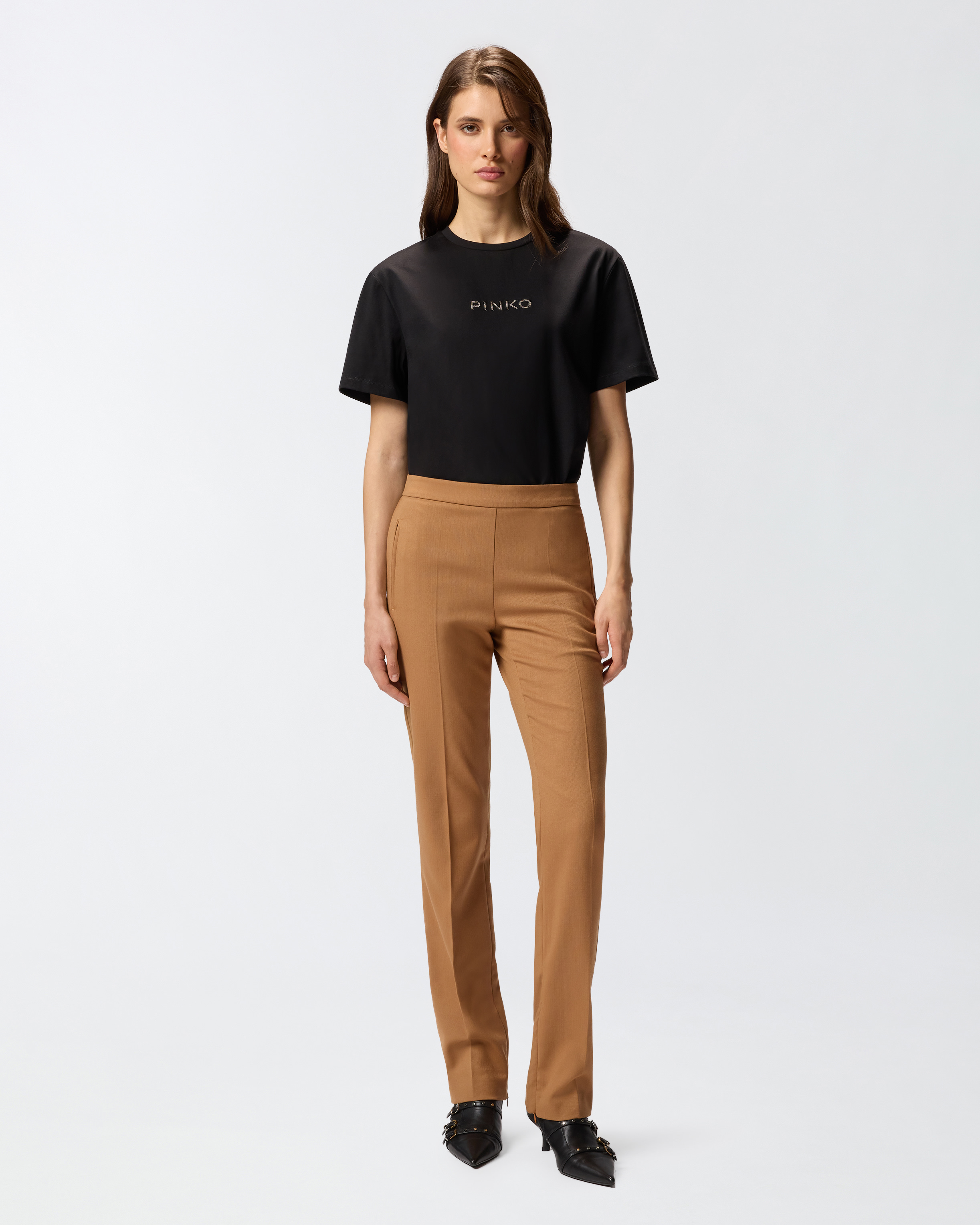 Camiseta logotipo strass 1