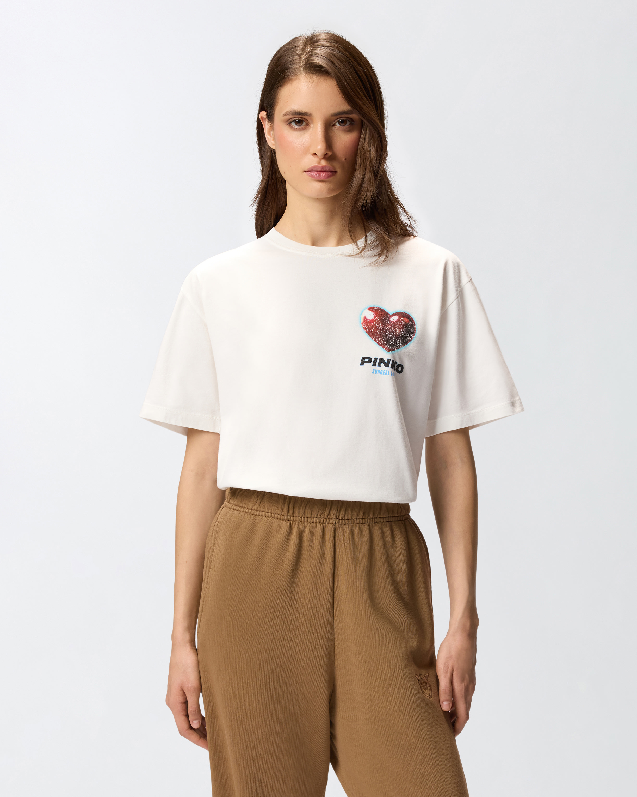 T-shirt with print - White - large | Pinko 