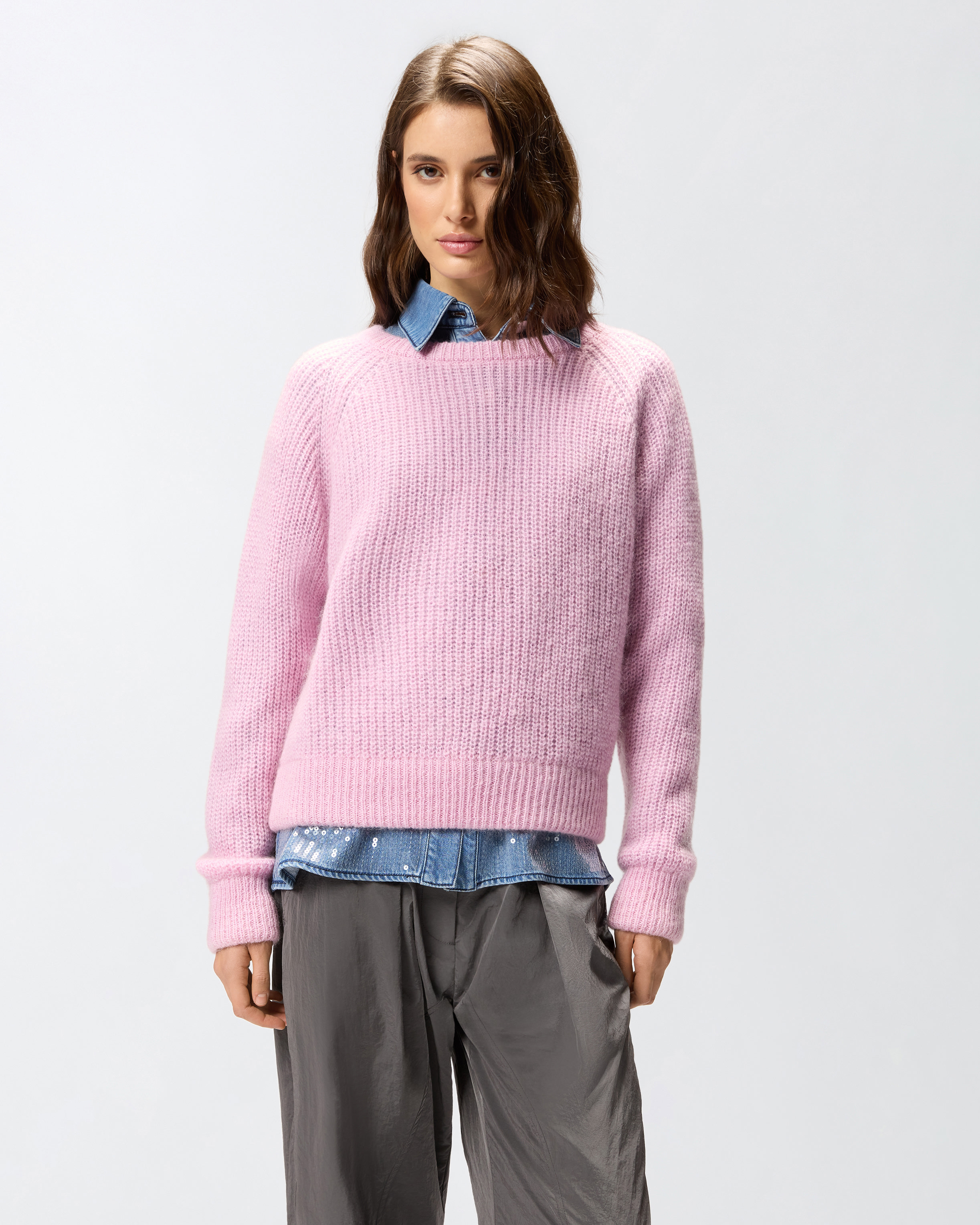 船领毛衣 - 粉色 - large | Pinko 