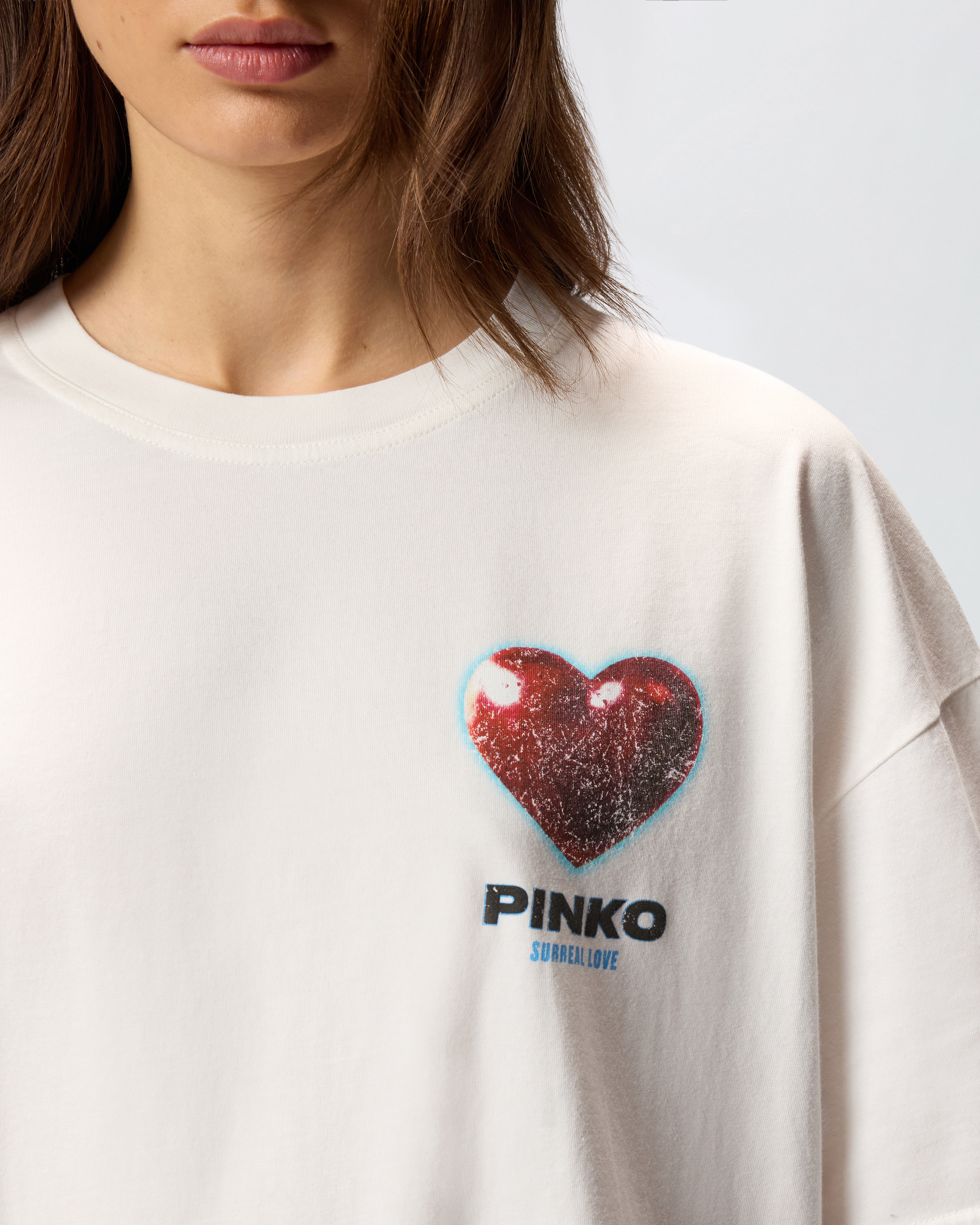 T-shirt with print PINKO → Shop Online