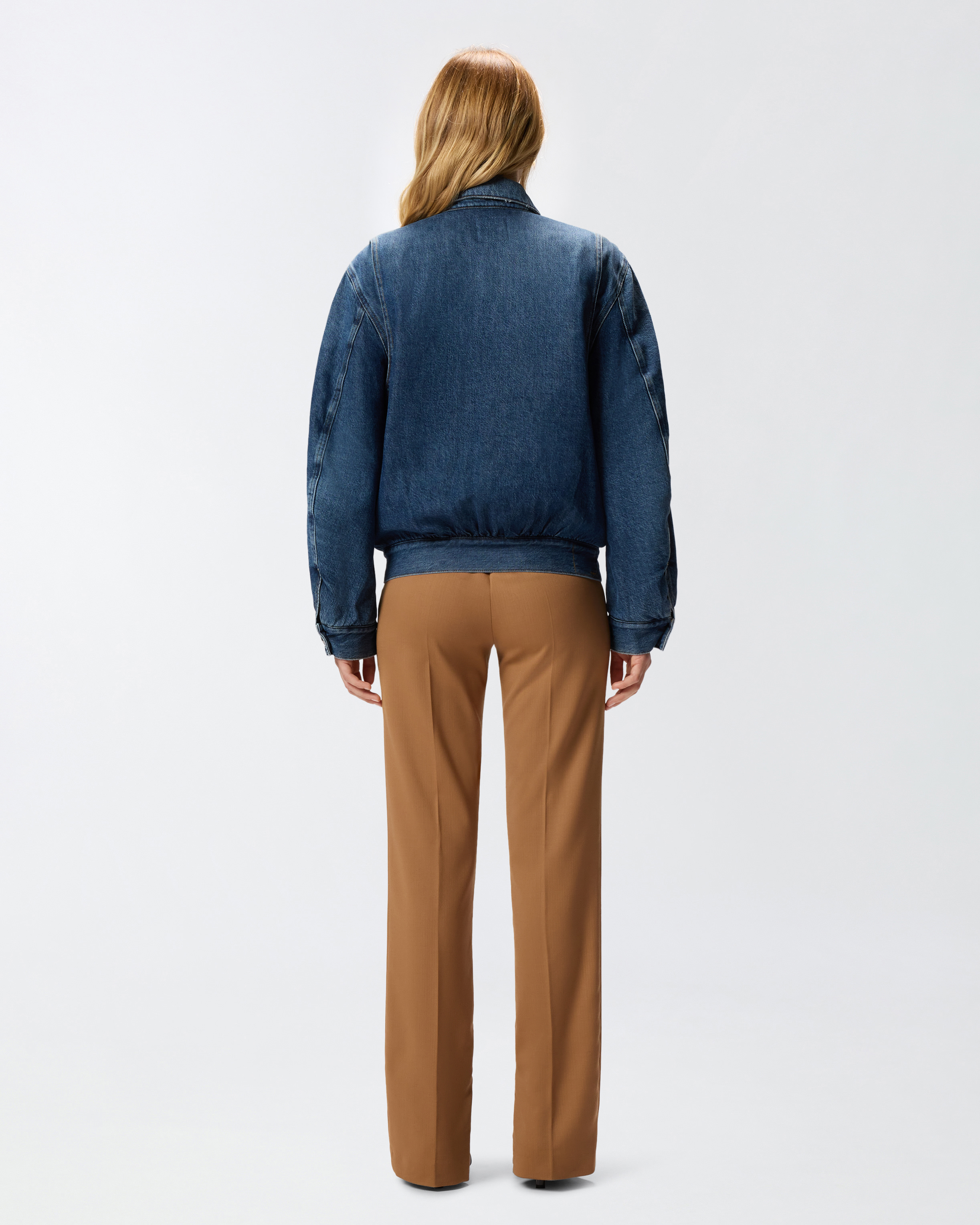 Pinko Pocket-embellished Denim Jacket In Blue