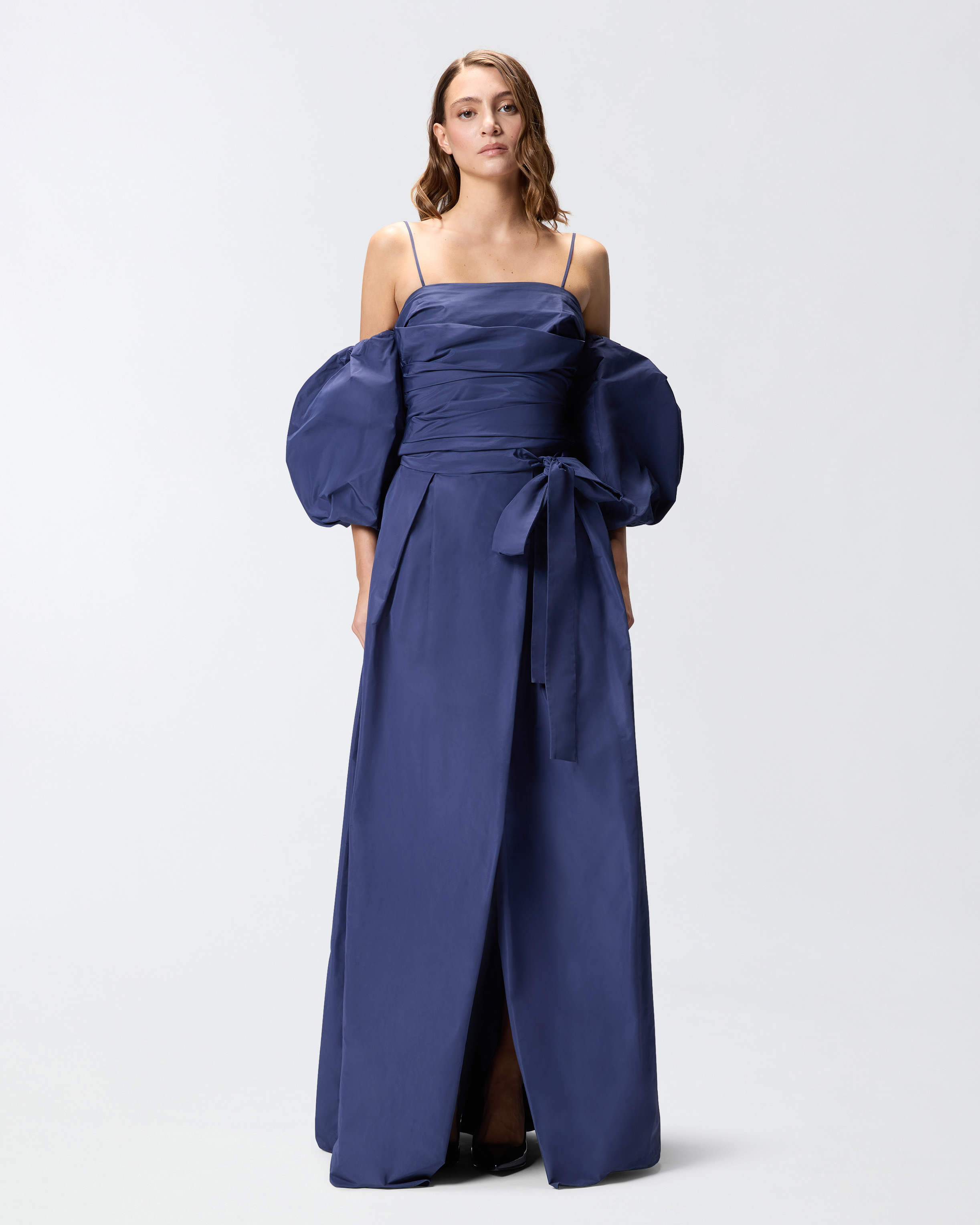 Top corto con mangas globo 1