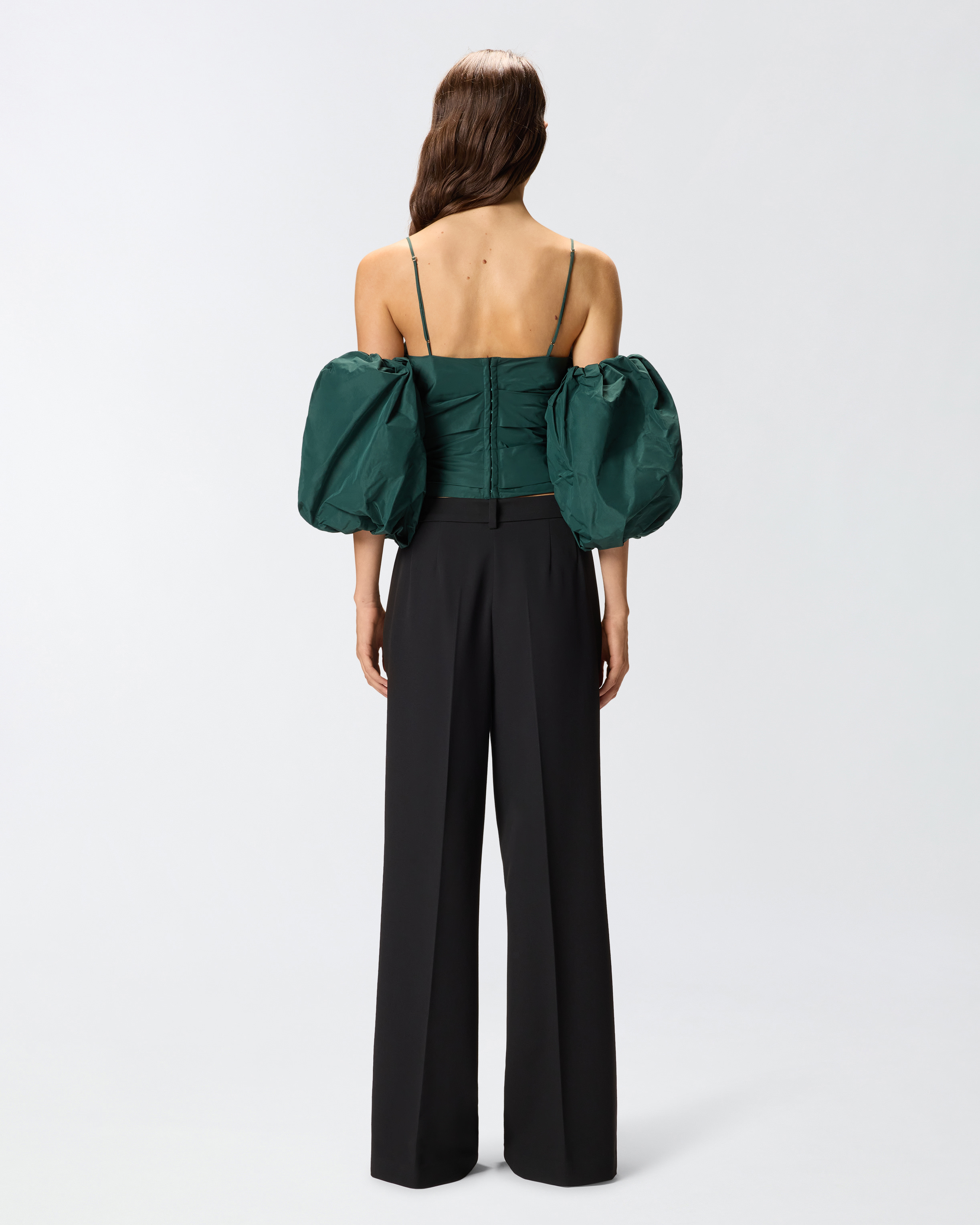 Top corto con mangas globo 2