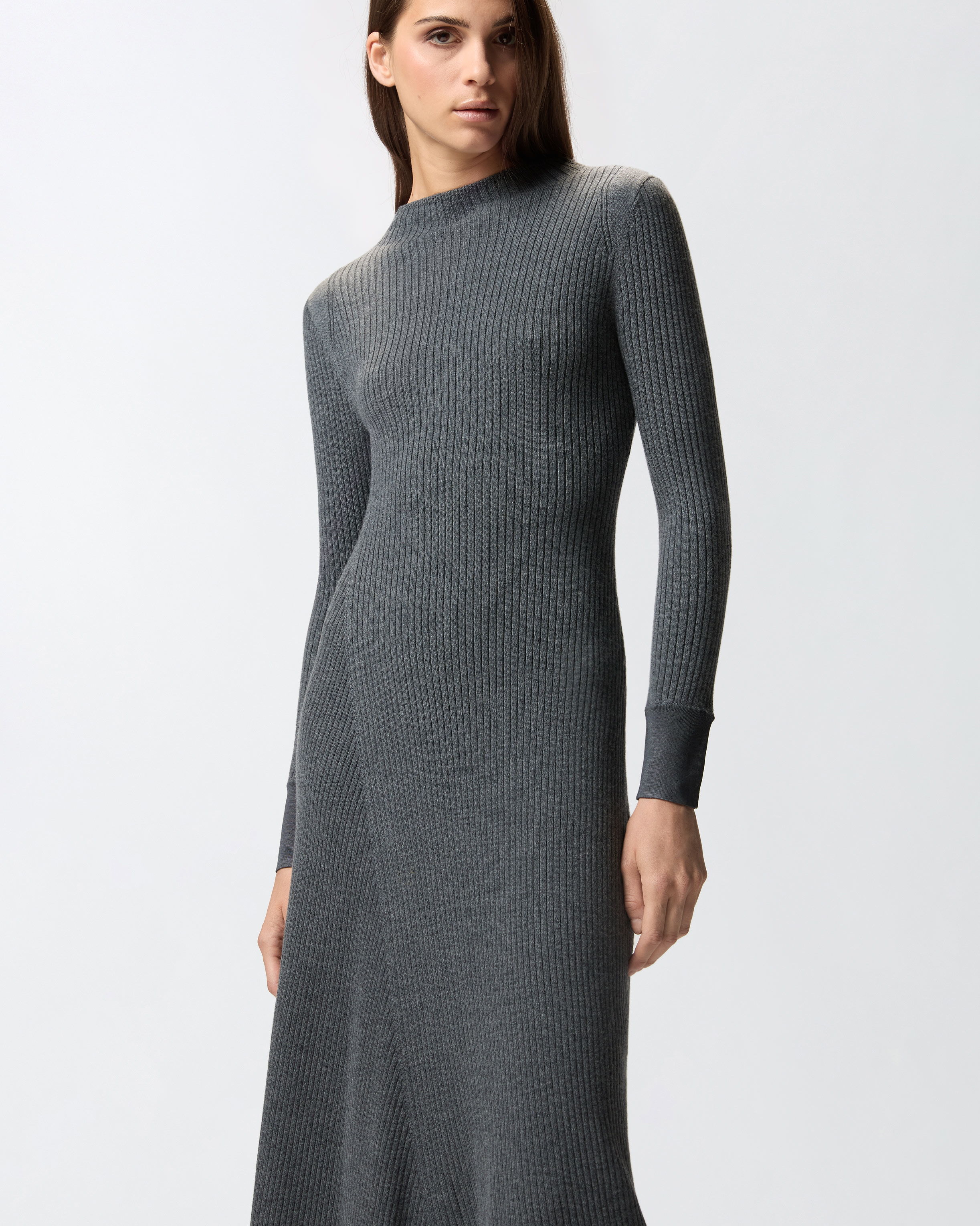 Flat rib-knit dress 3