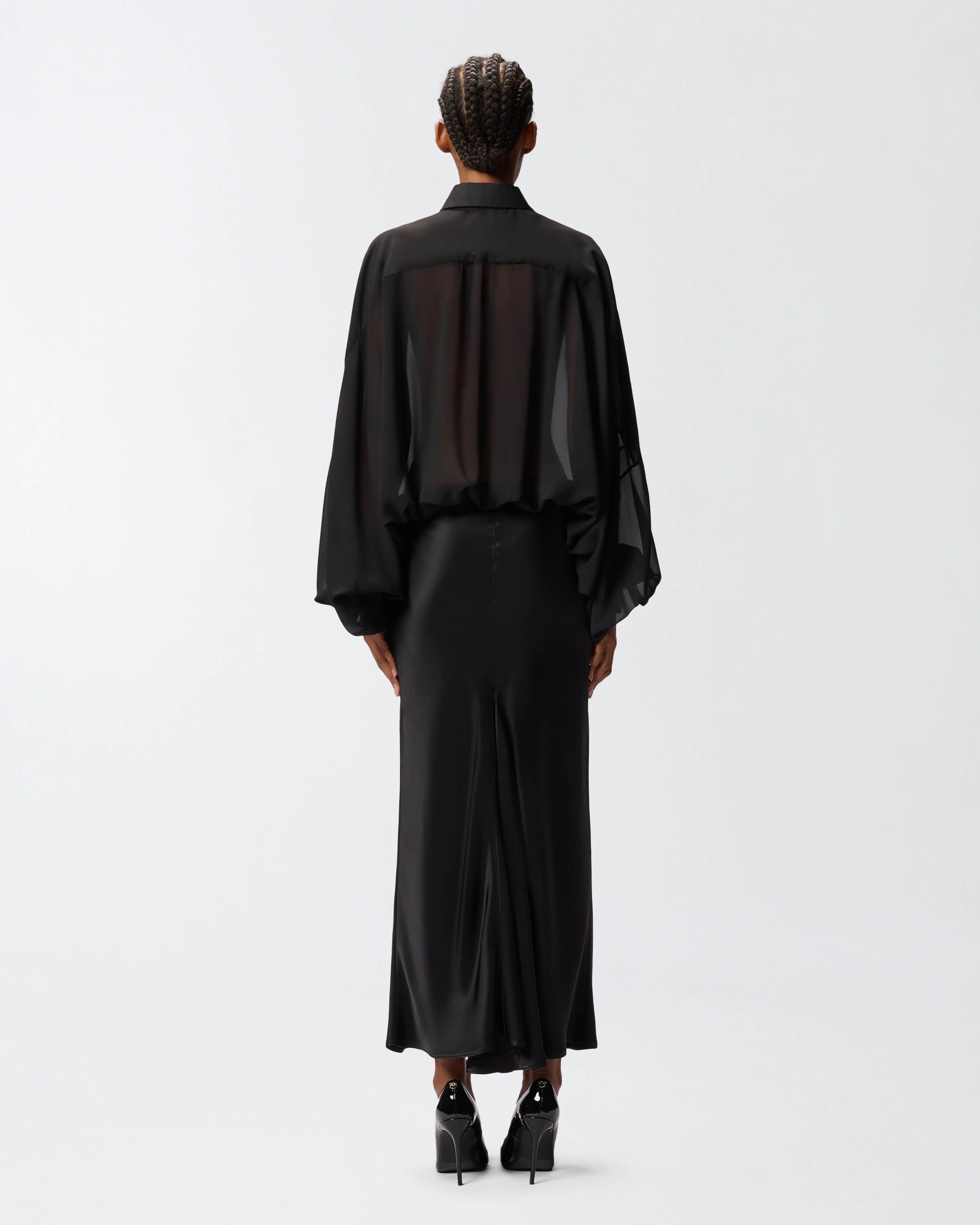 Боди-блузка из шифона 2