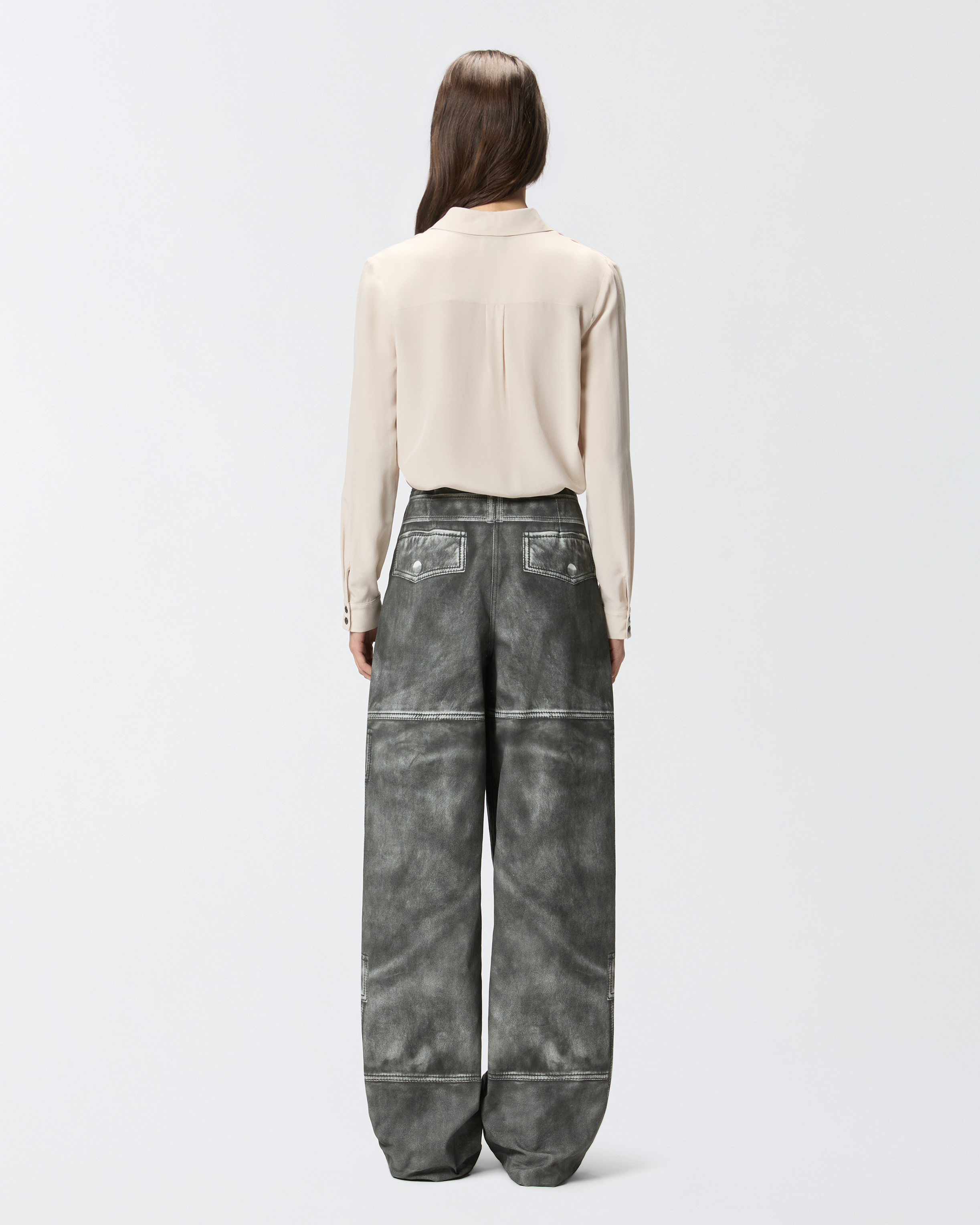 沙洗真丝衬衫 2