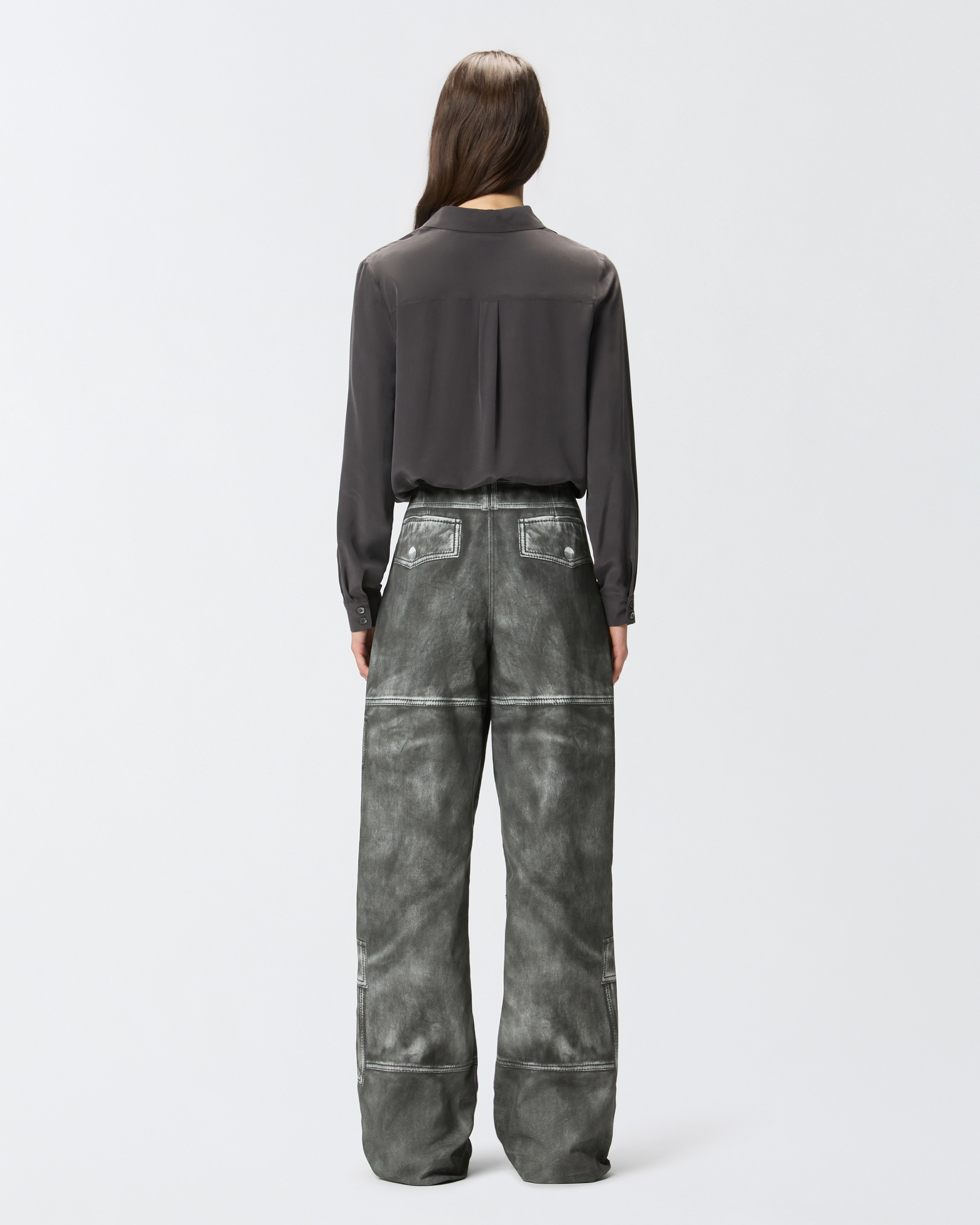 沙洗真丝衬衫 2