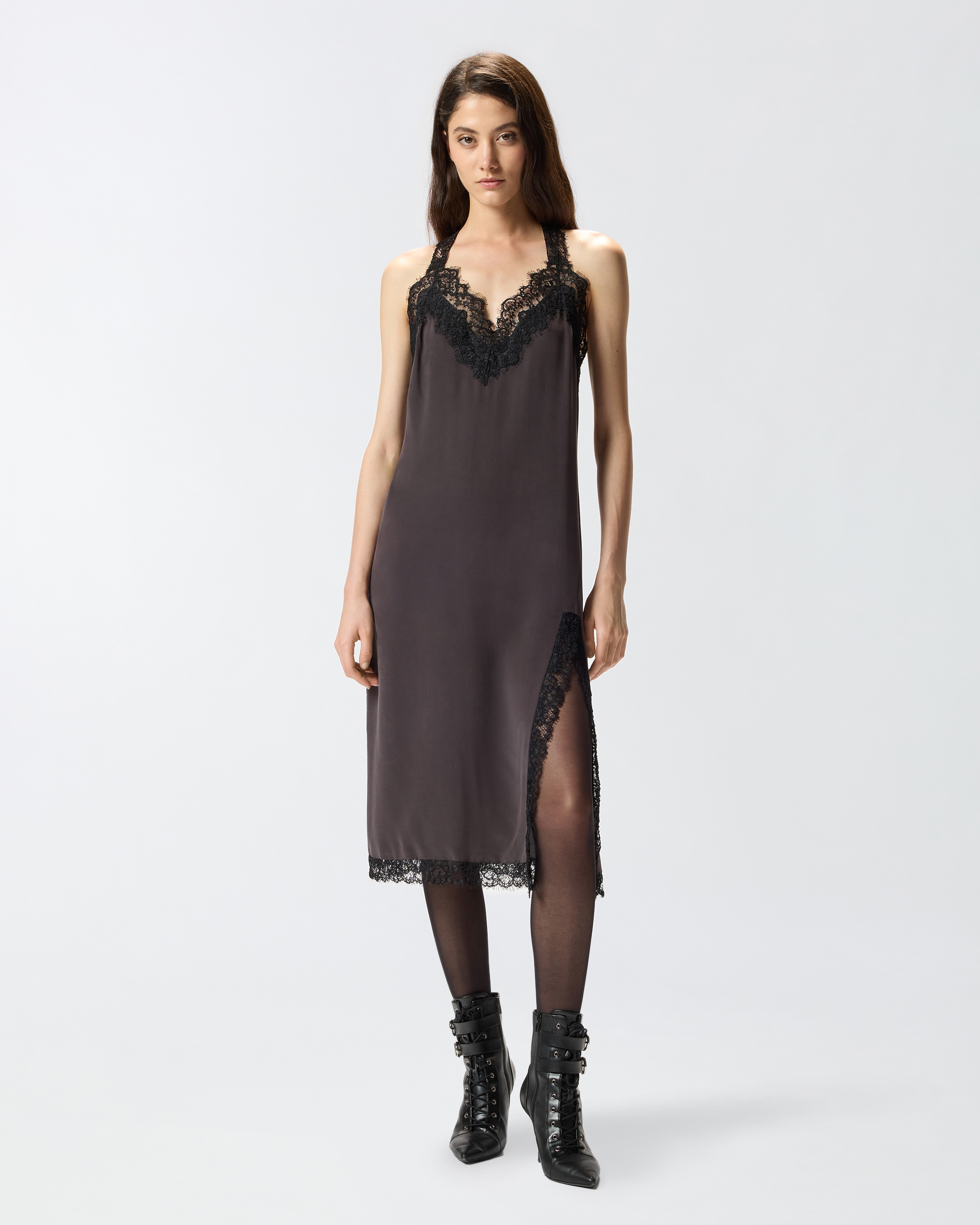 Silk and lace lingerie dress 1