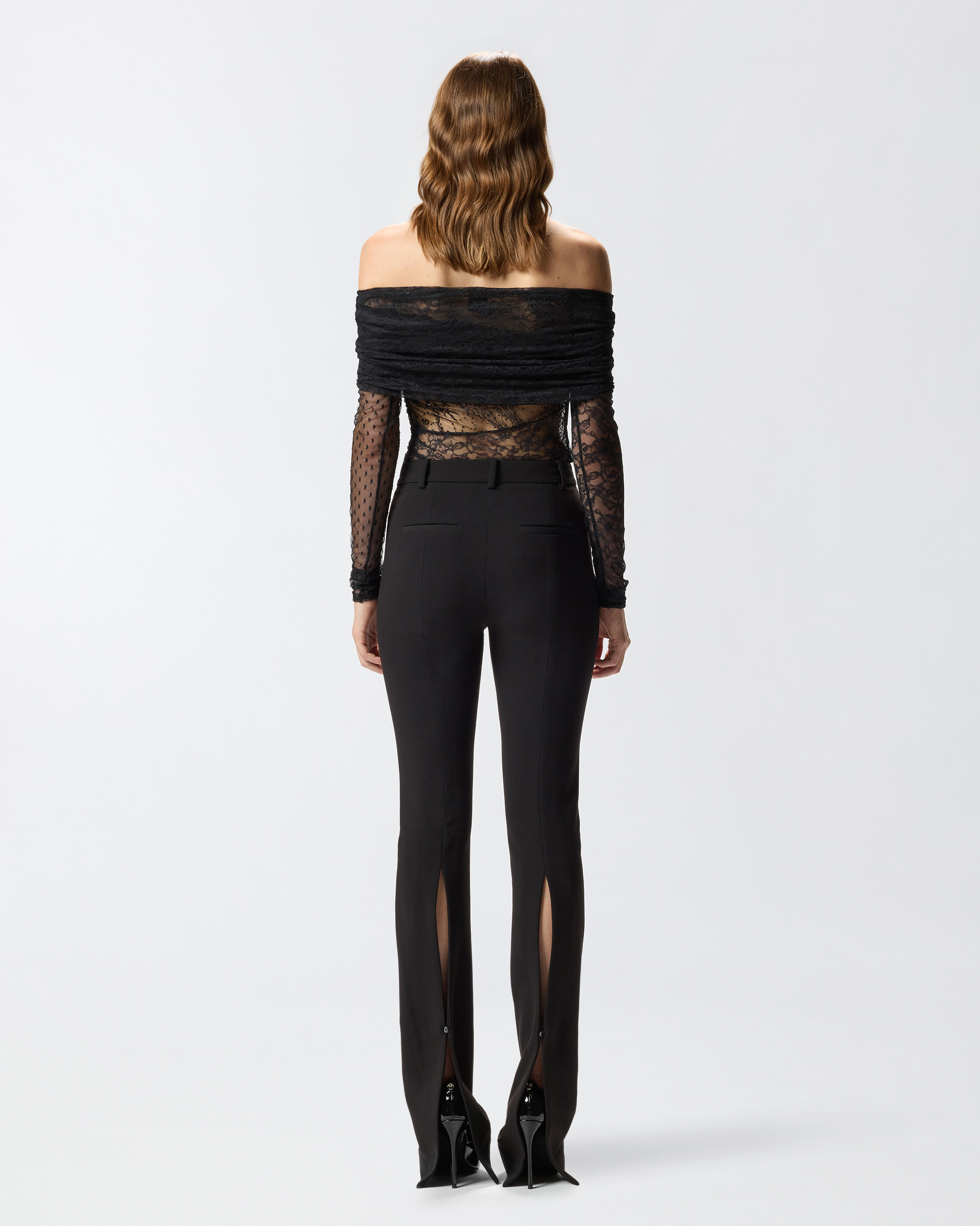 【海外限定】GinaBacconi ドレス☆Cath Short Off Shoulder Blac Buy Gina Bacconi Cath Short Off Shoulder Black Dress from