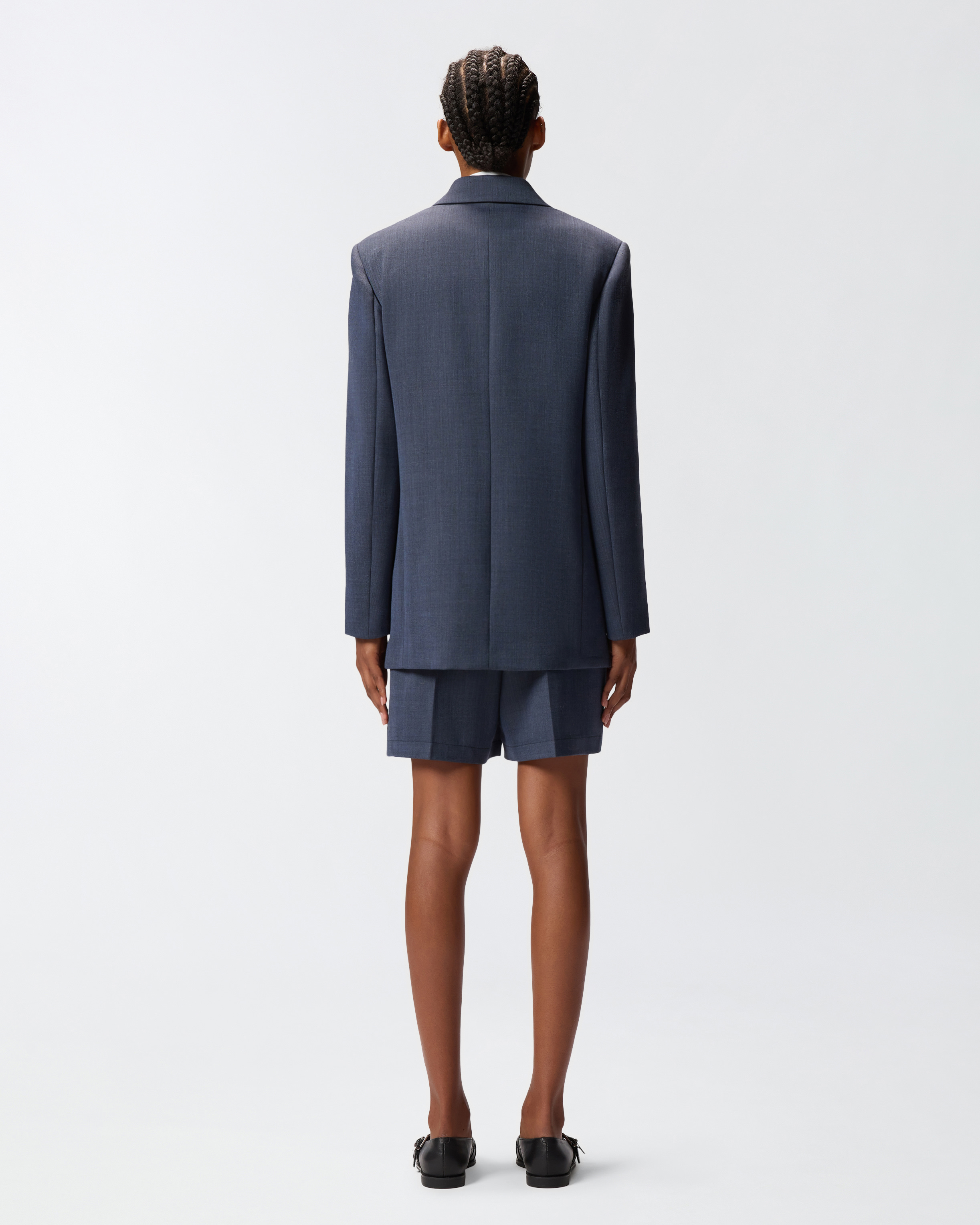 Pinko Double-breasted Button-closure Blazer In Blue