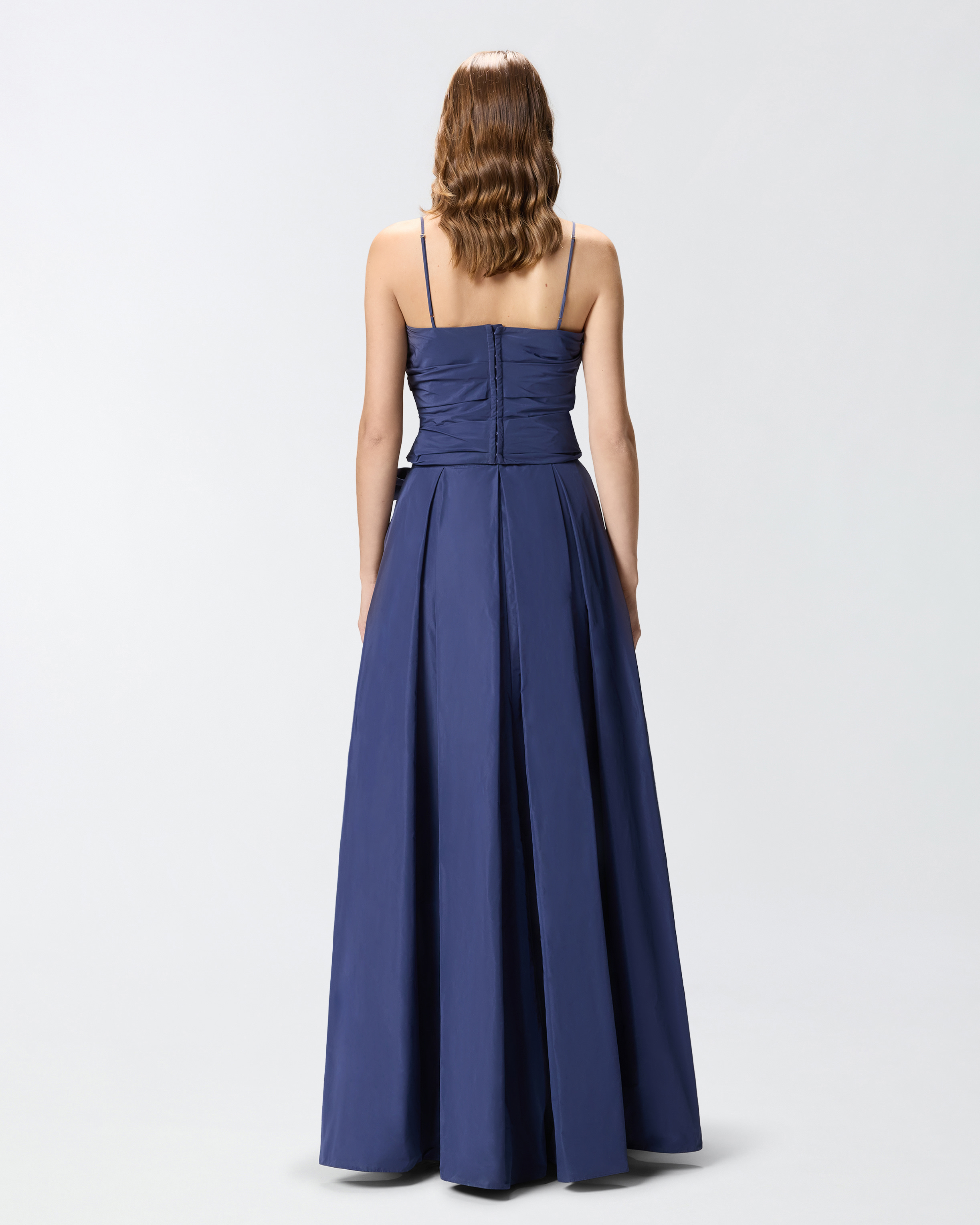 Gonna lunga ampia con cintura 2