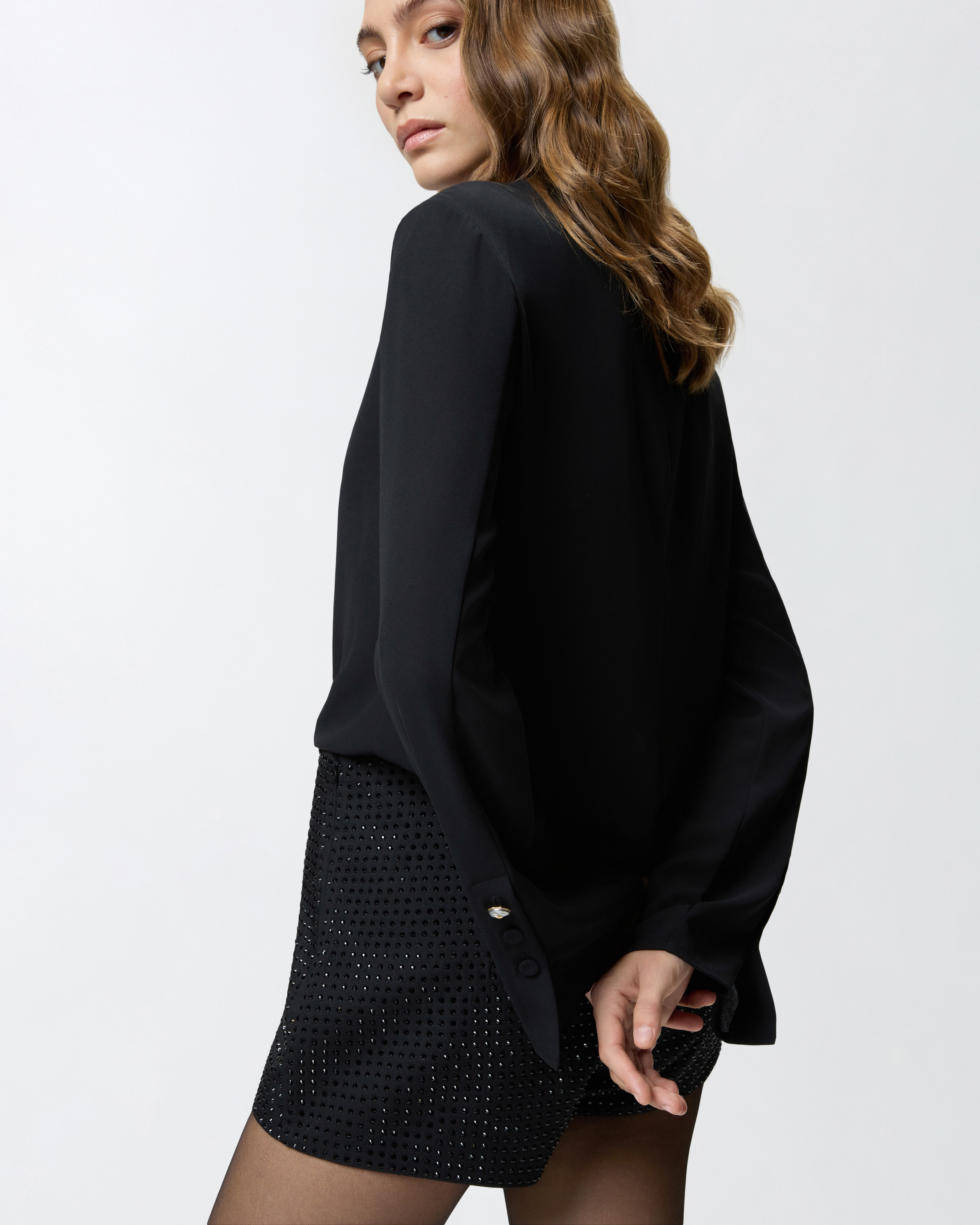 Блузка из высокотехнологичного крепа 3