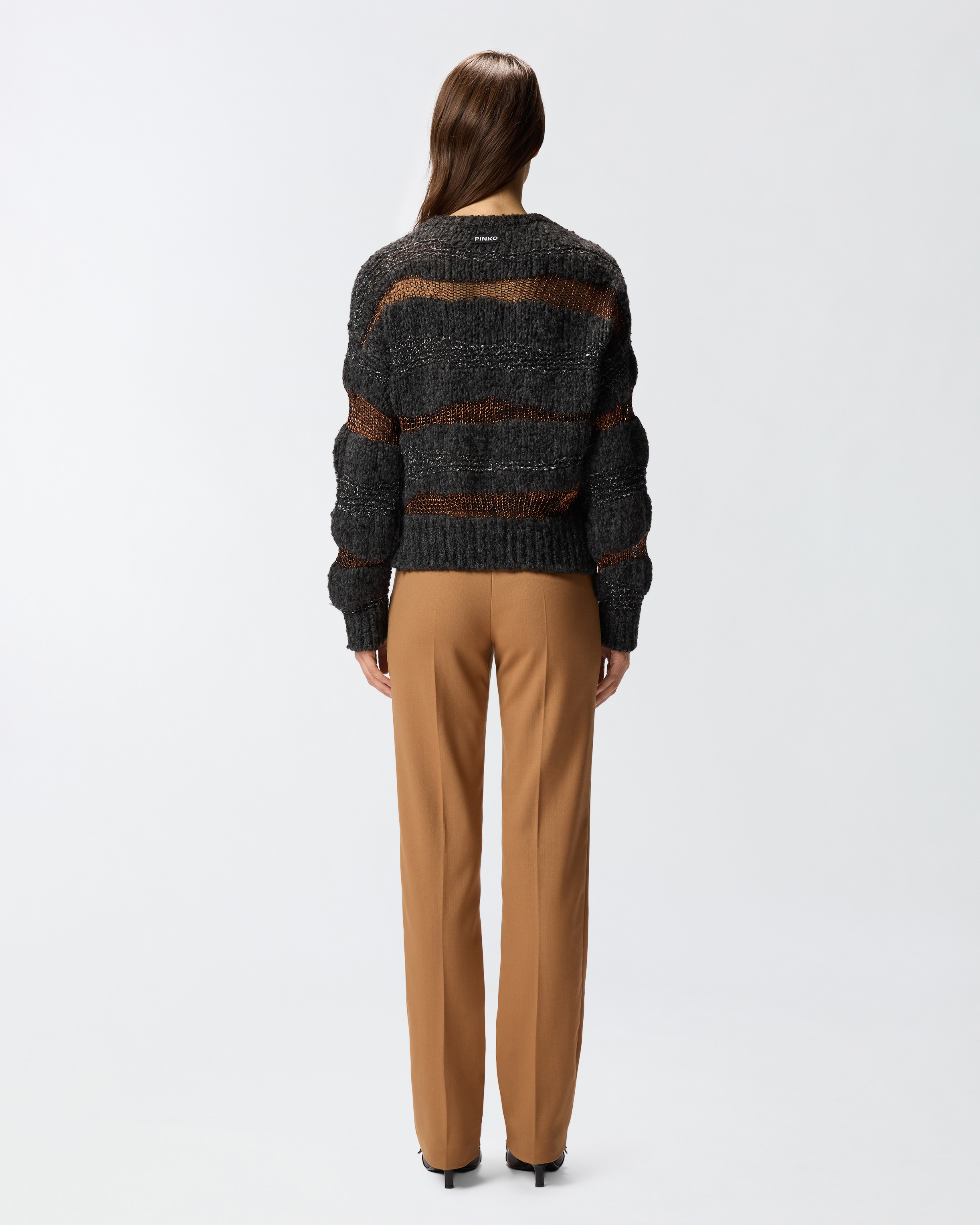 Maglione in jacquard bottonato 2