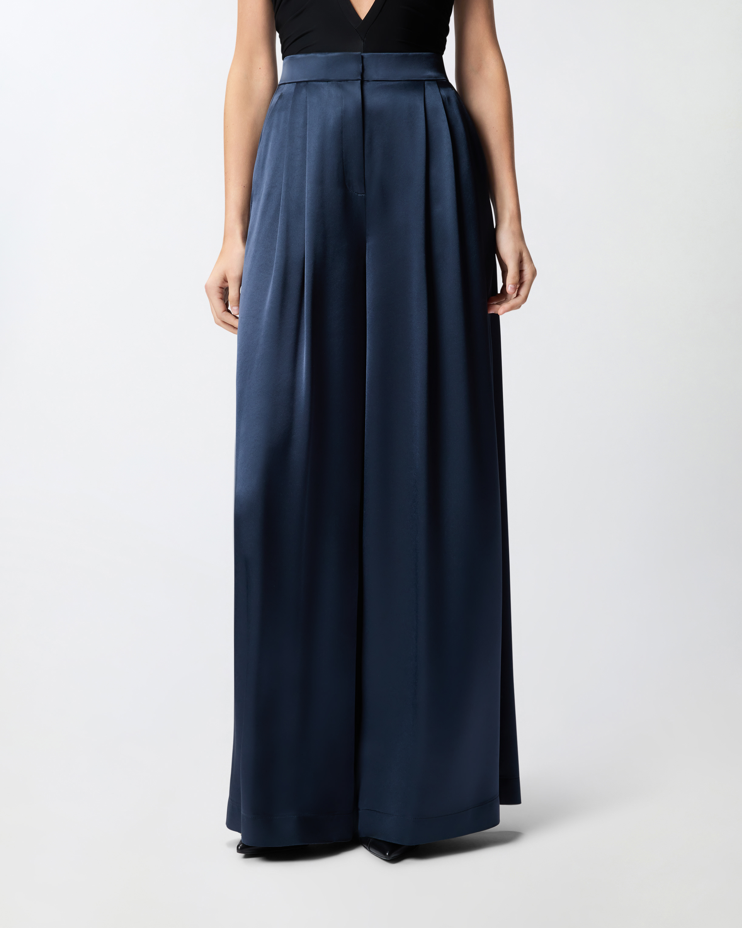 Длинные широкие брюки 1