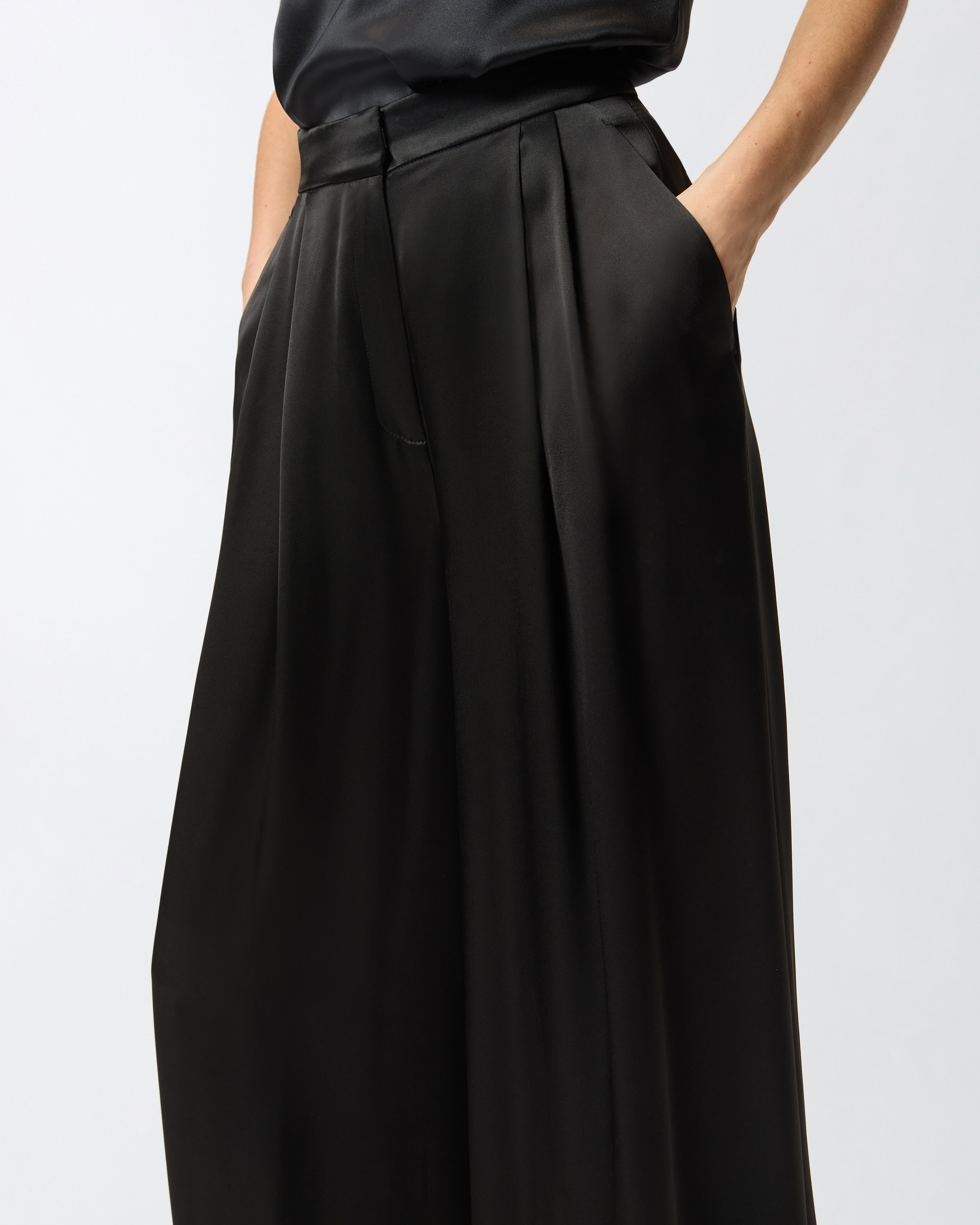 Длинные широкие брюки 3