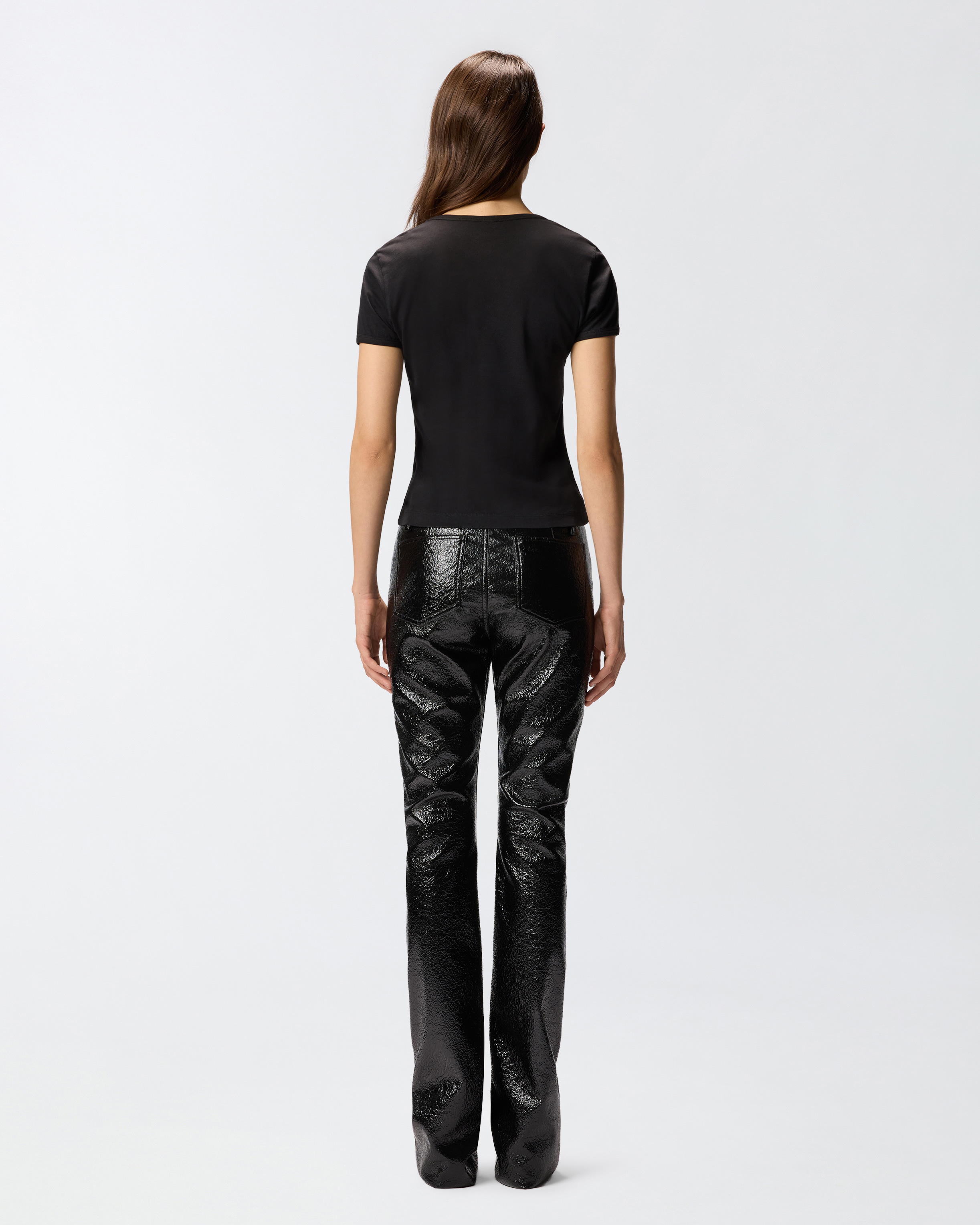 Camiseta de manga corta con logotipo bordado 2