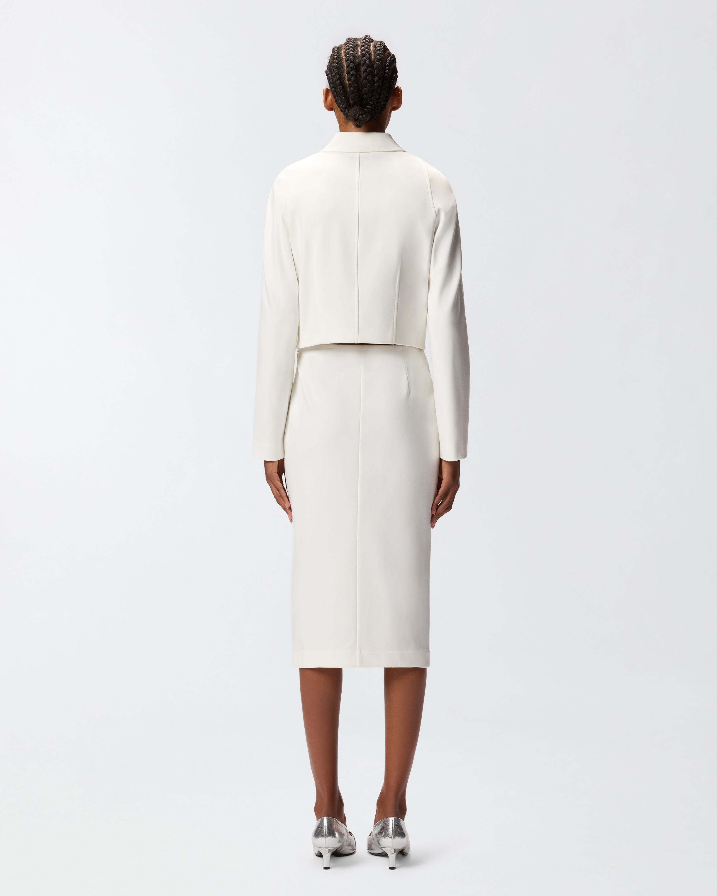 Укороченный жакет из высокотехнологичного вязанотканого полотна 2