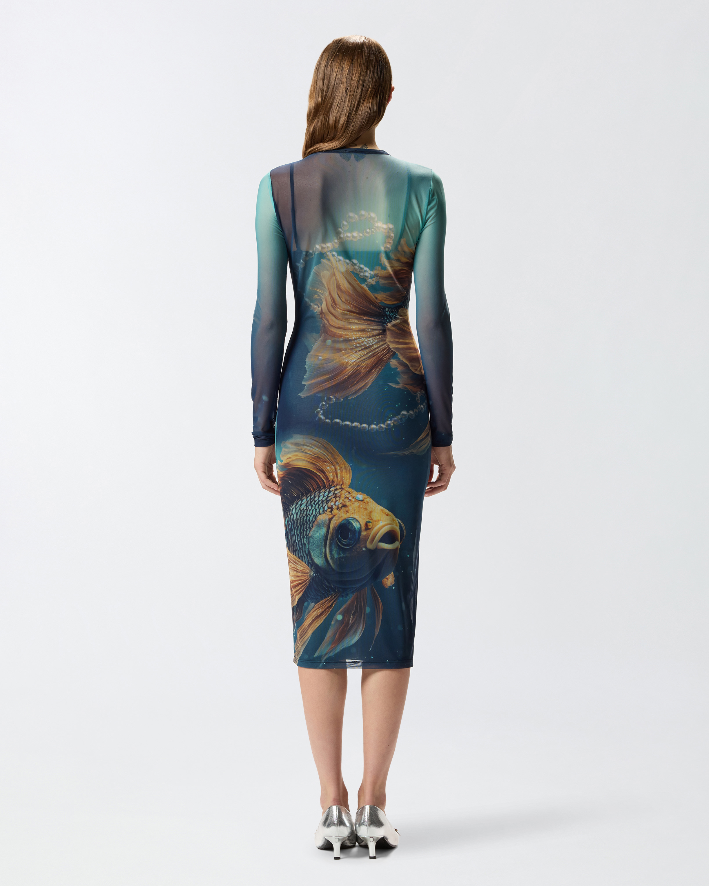 Printed tulle dress 2