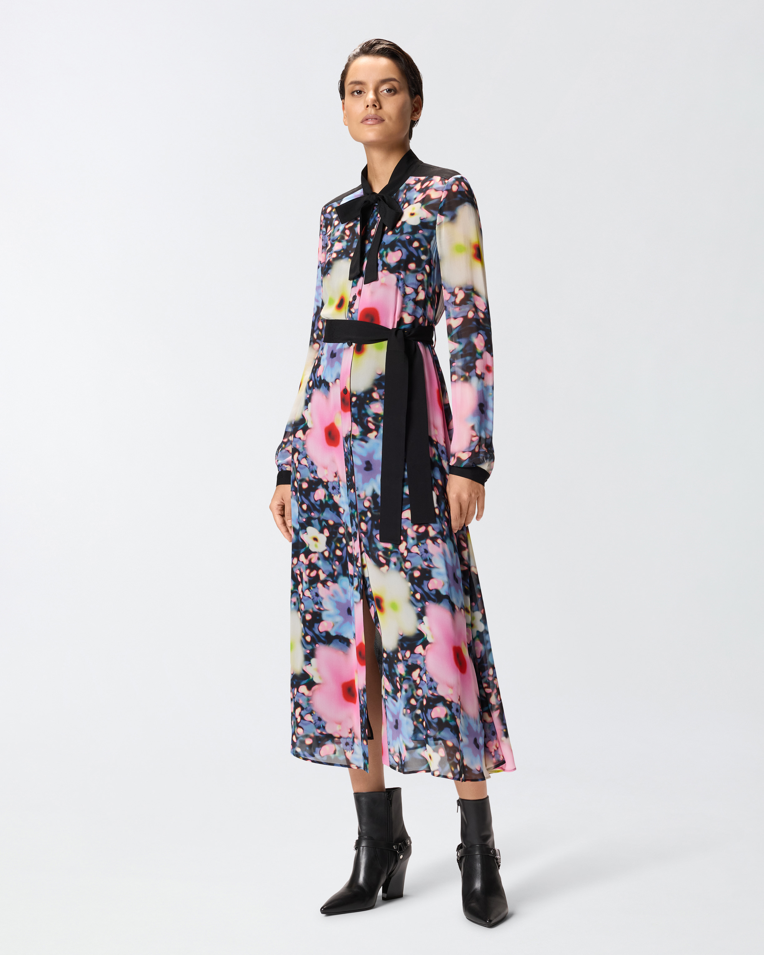 Floral shirt dress 1