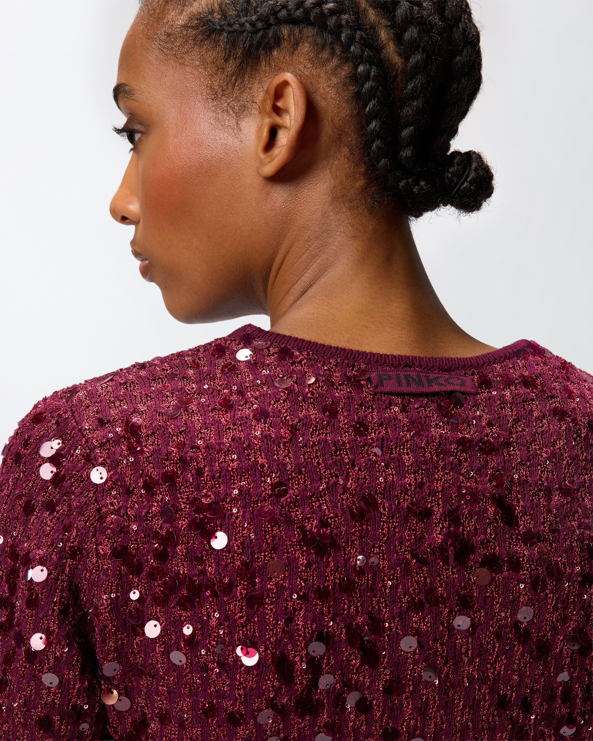 Pinko Long-sleeved Cardigan In Multi