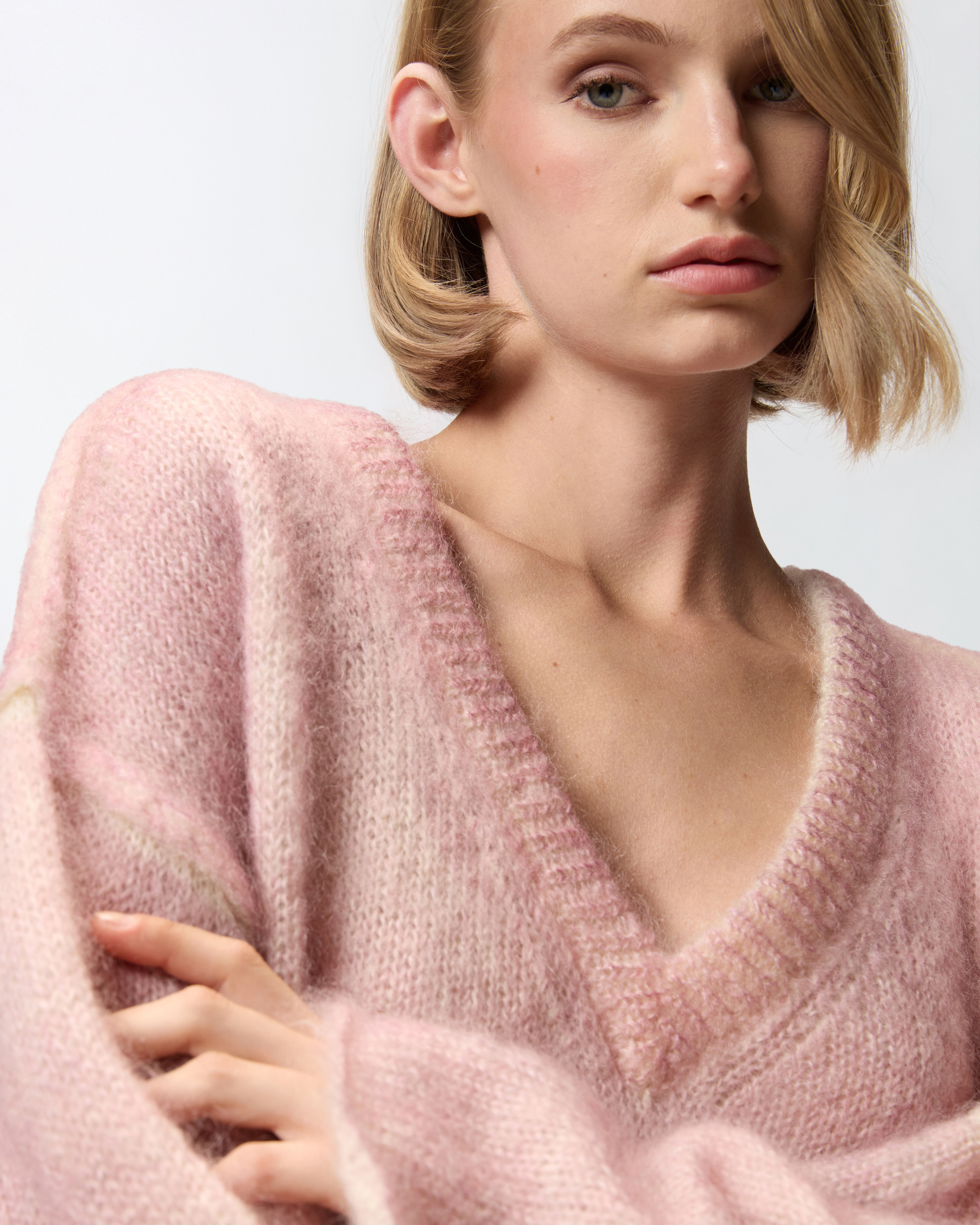 Maglione ampio in misto lana mohair 3