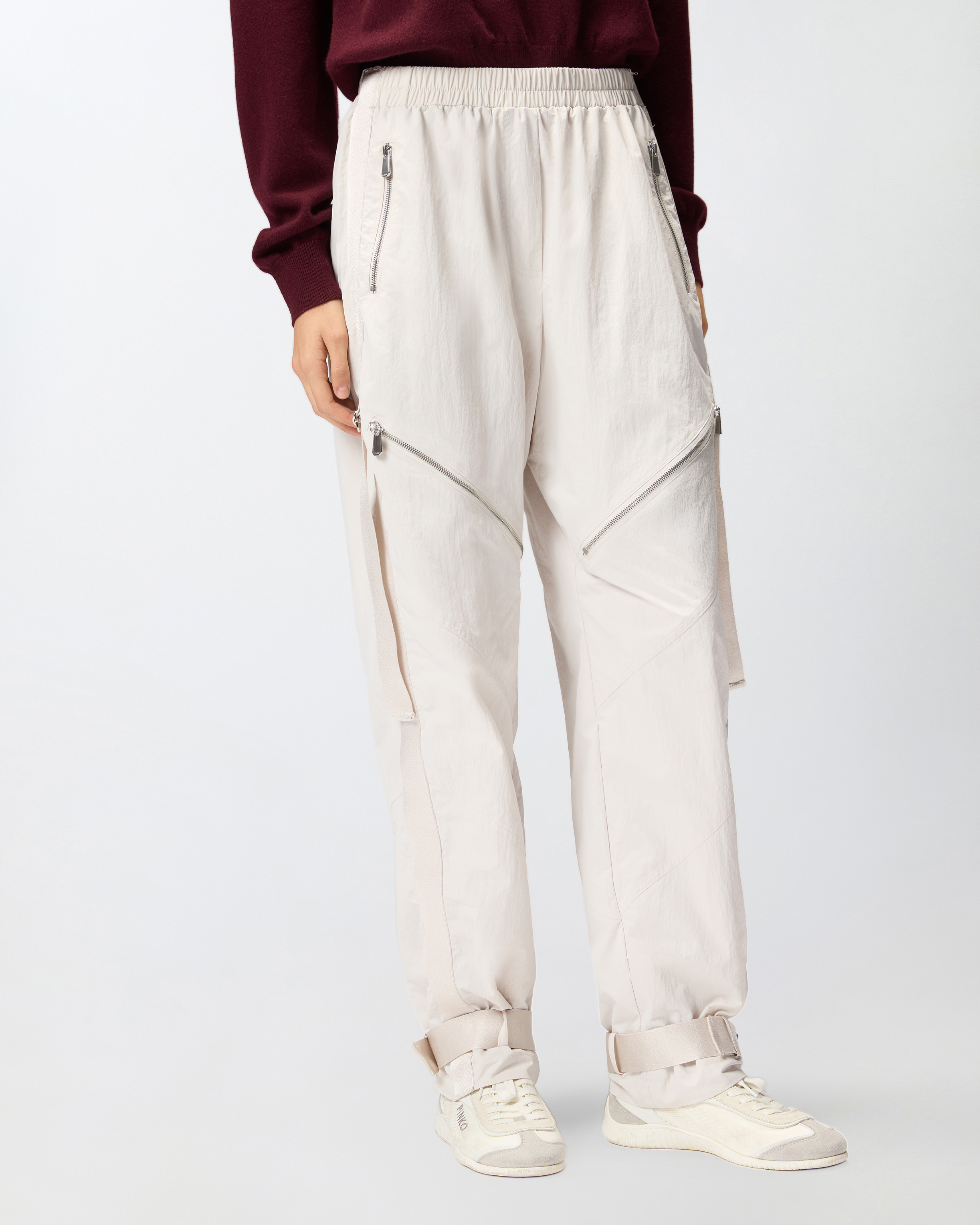 Pantalon de jogging oversize avec fermetures zippées 1