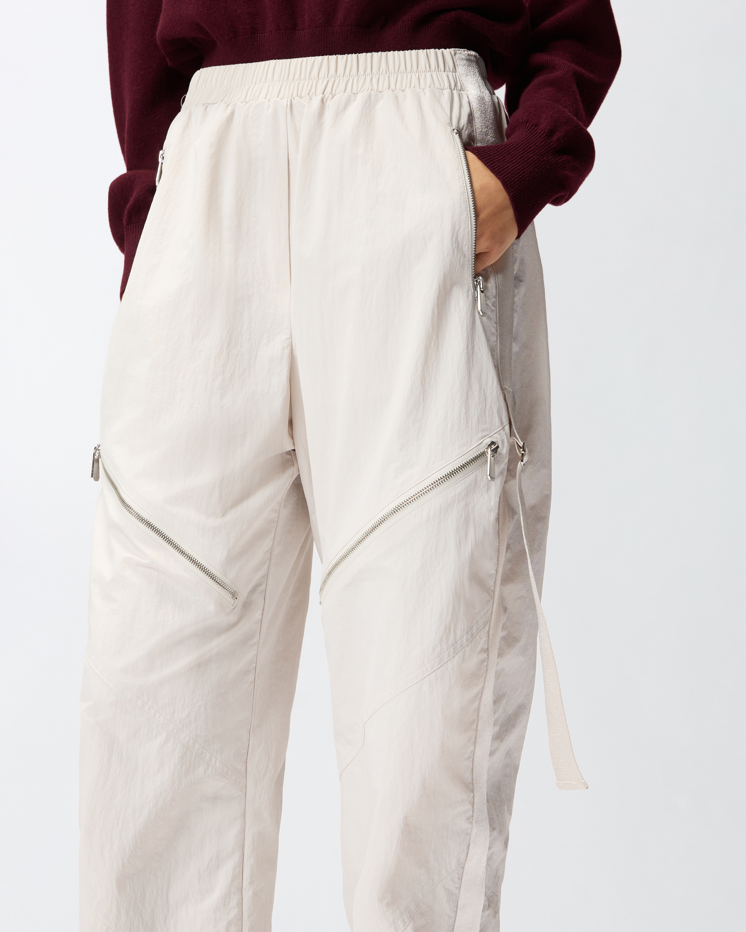 Pantalon de jogging oversize avec fermetures zippées 3