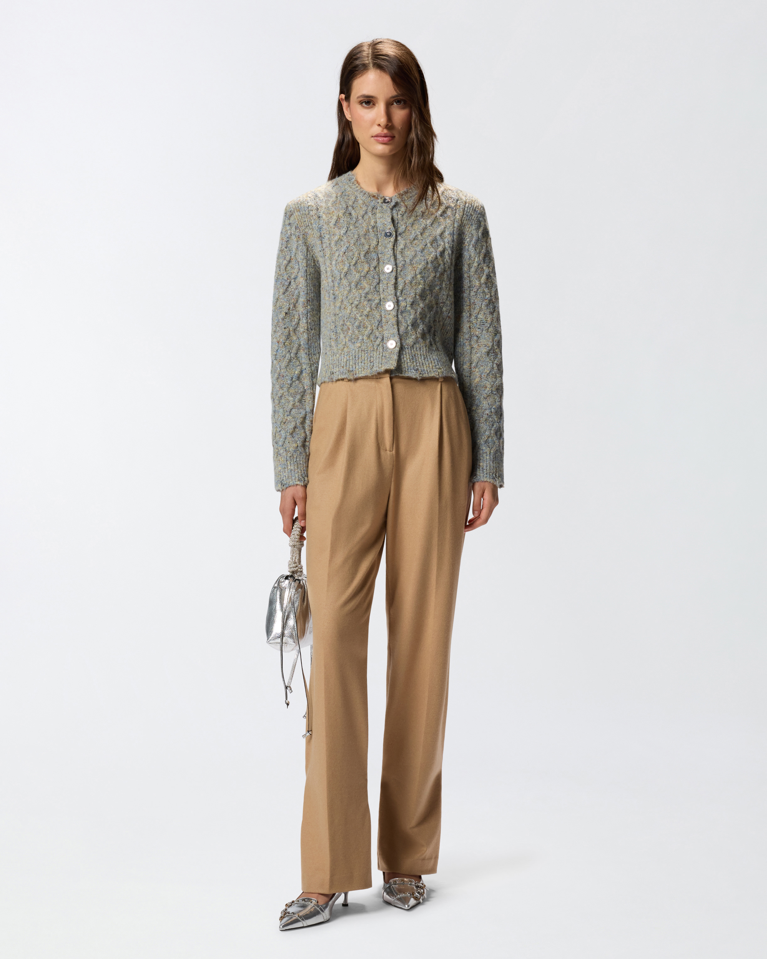 Cardigan aus buntem Strick 1